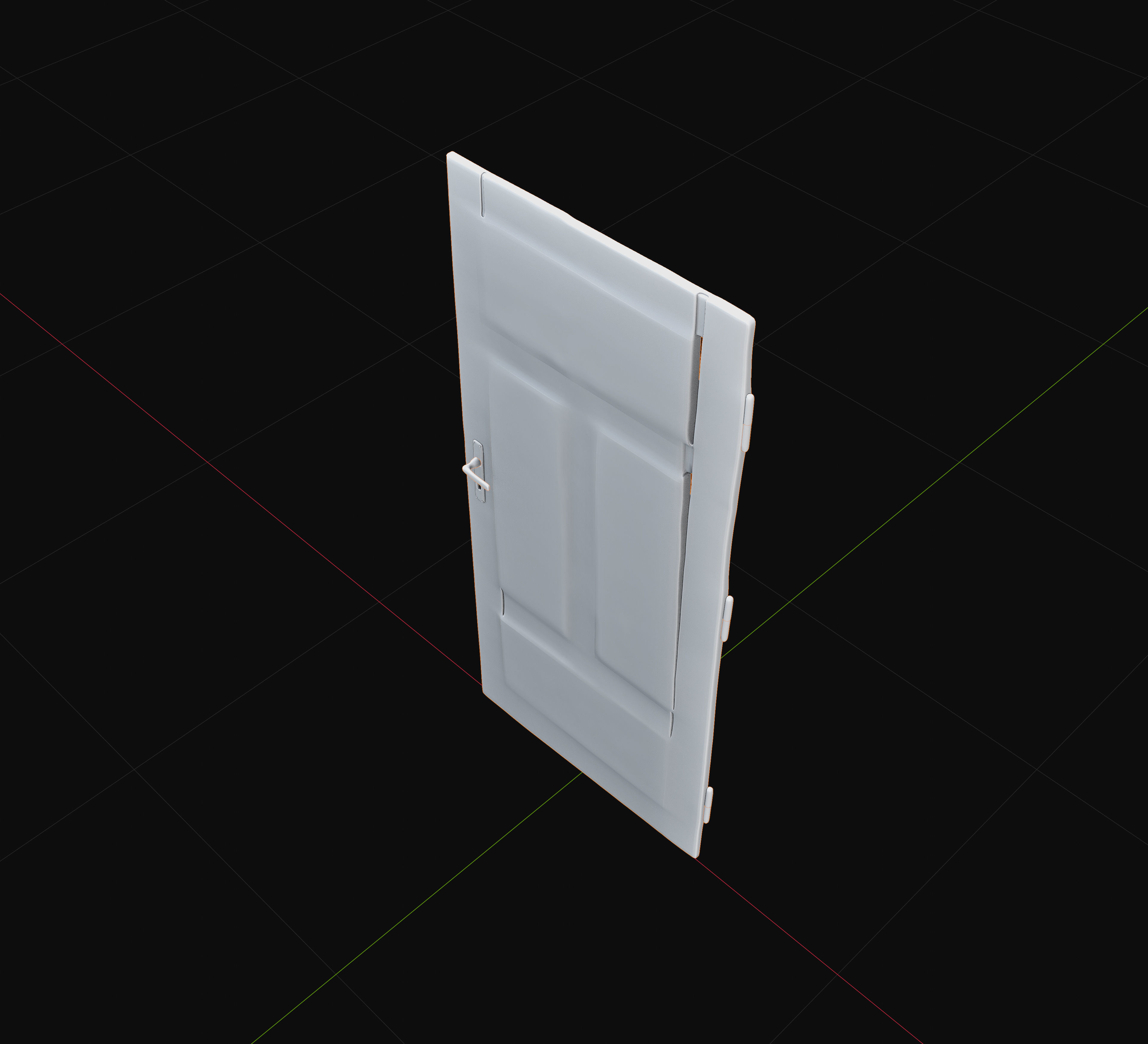 3D exterior rural door Collection Low-poly 3D model_67