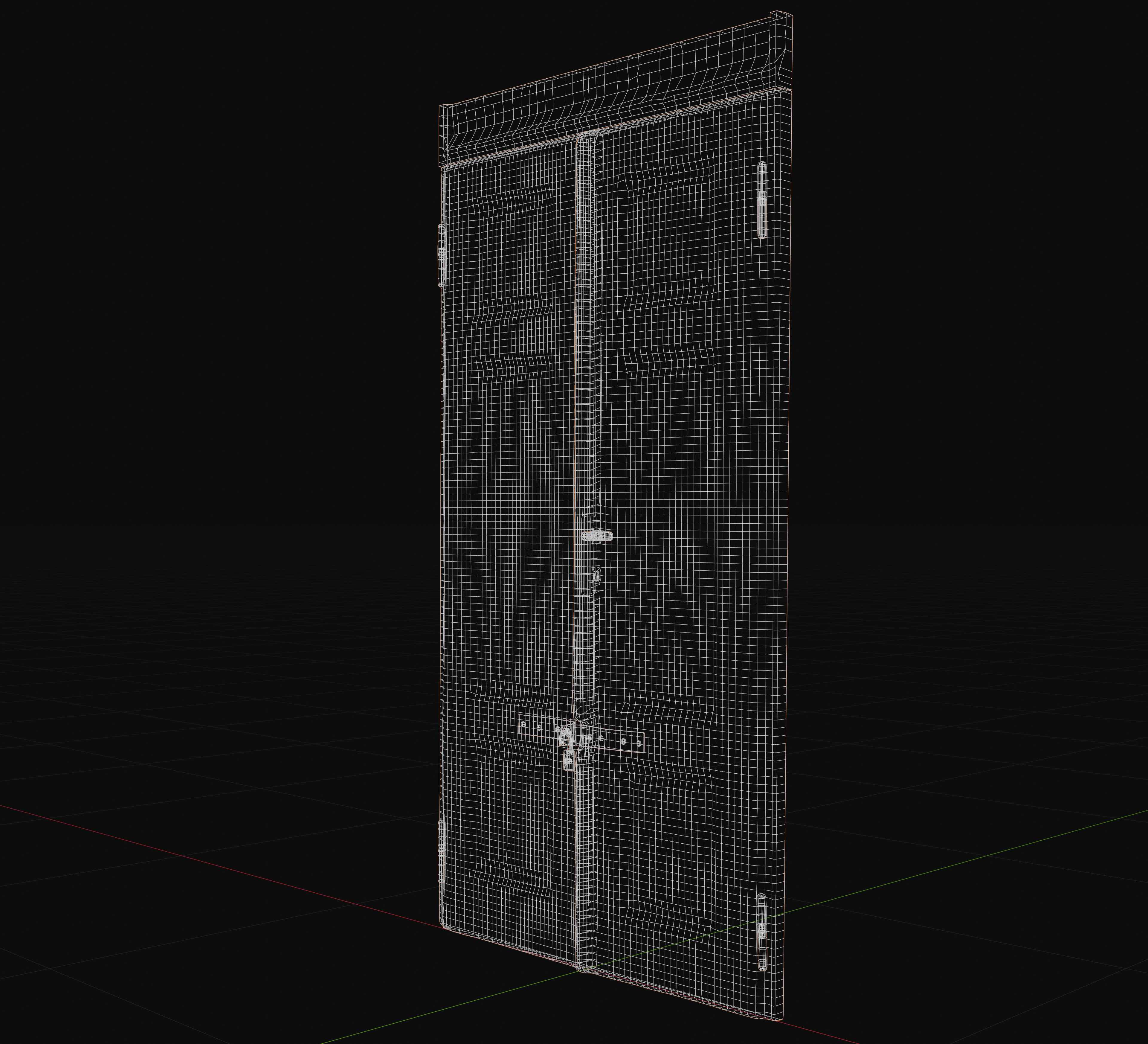 3D exterior rural door Collection Low-poly 3D model_37