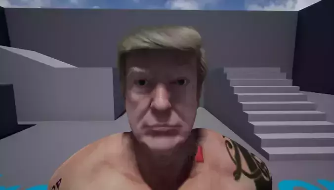 Workout Trump Unreal Engine model--coolgames 3D model