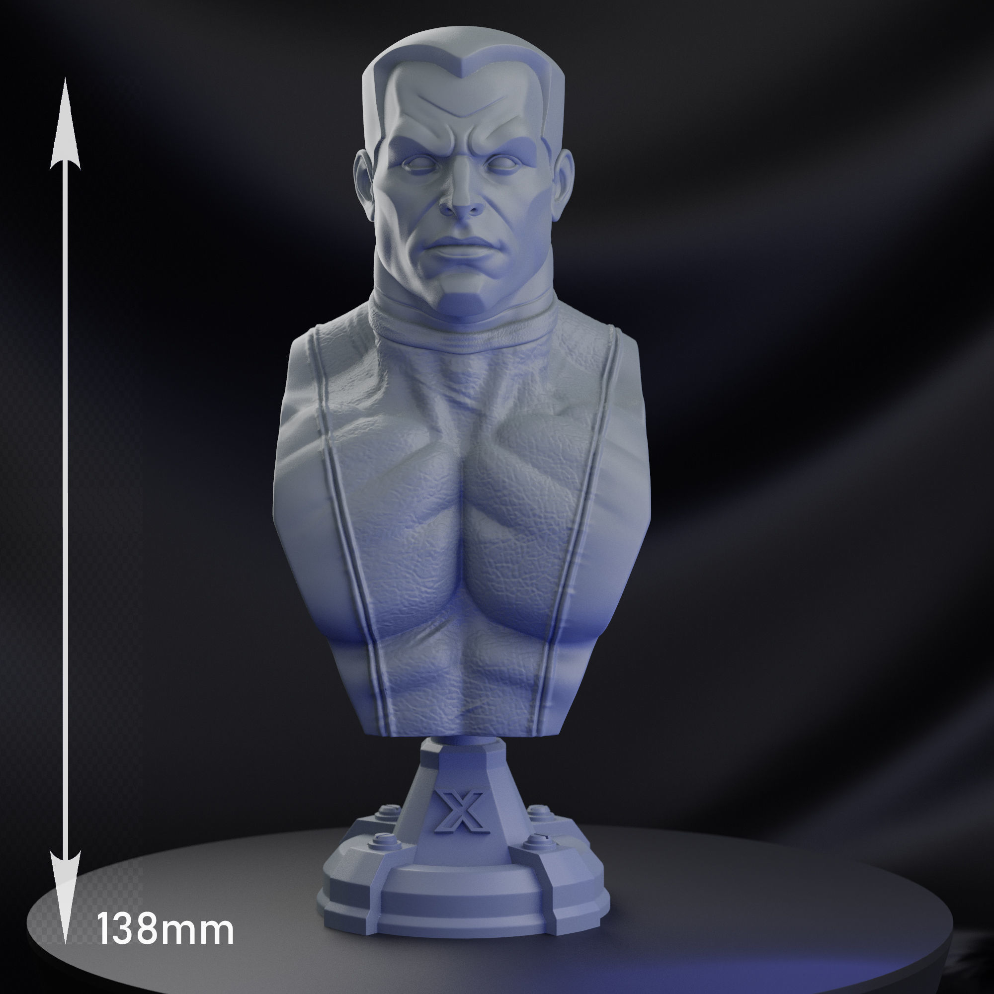 COLOSSUS X- MEN BUST 3D print model_10