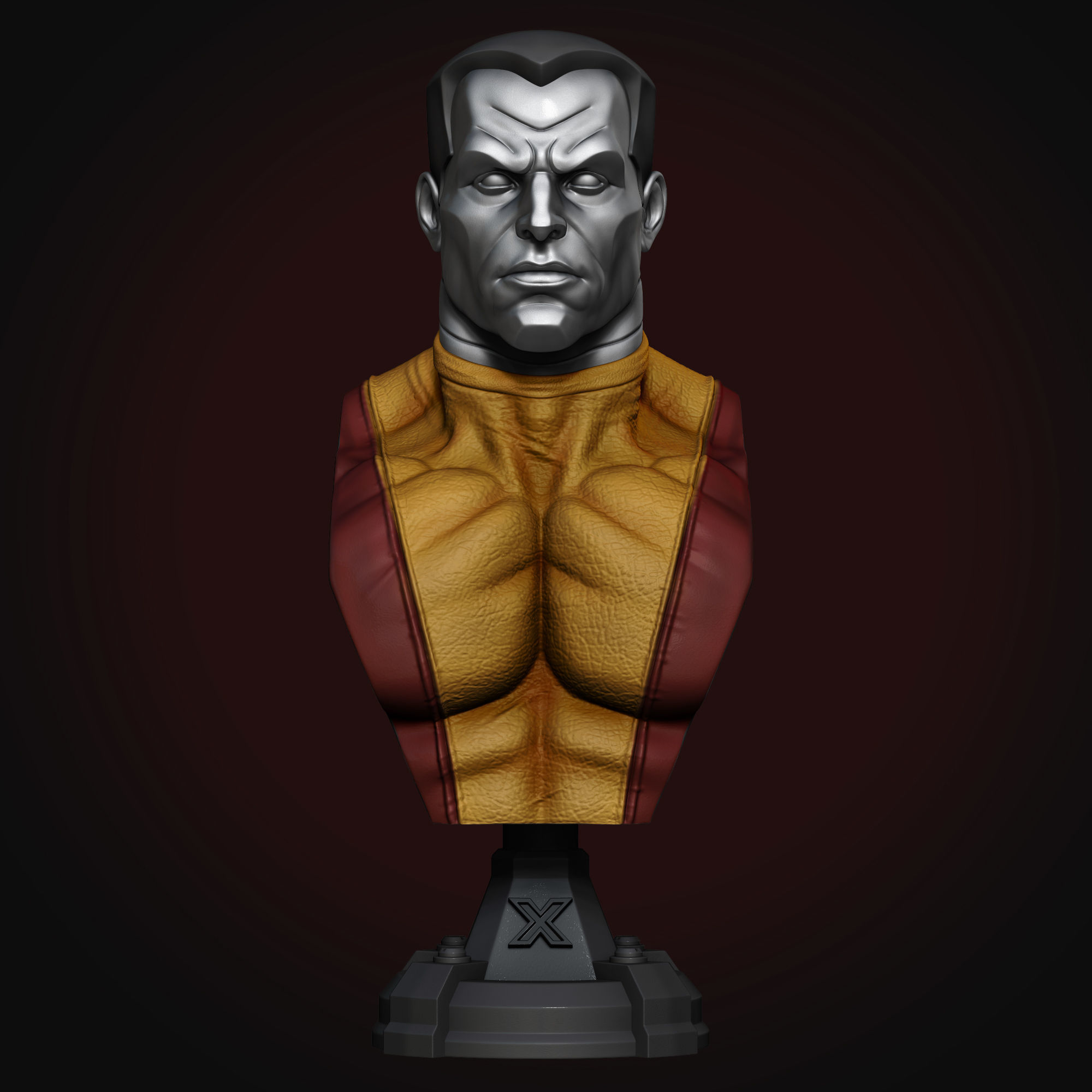 COLOSSUS X- MEN BUST 3D print model_3