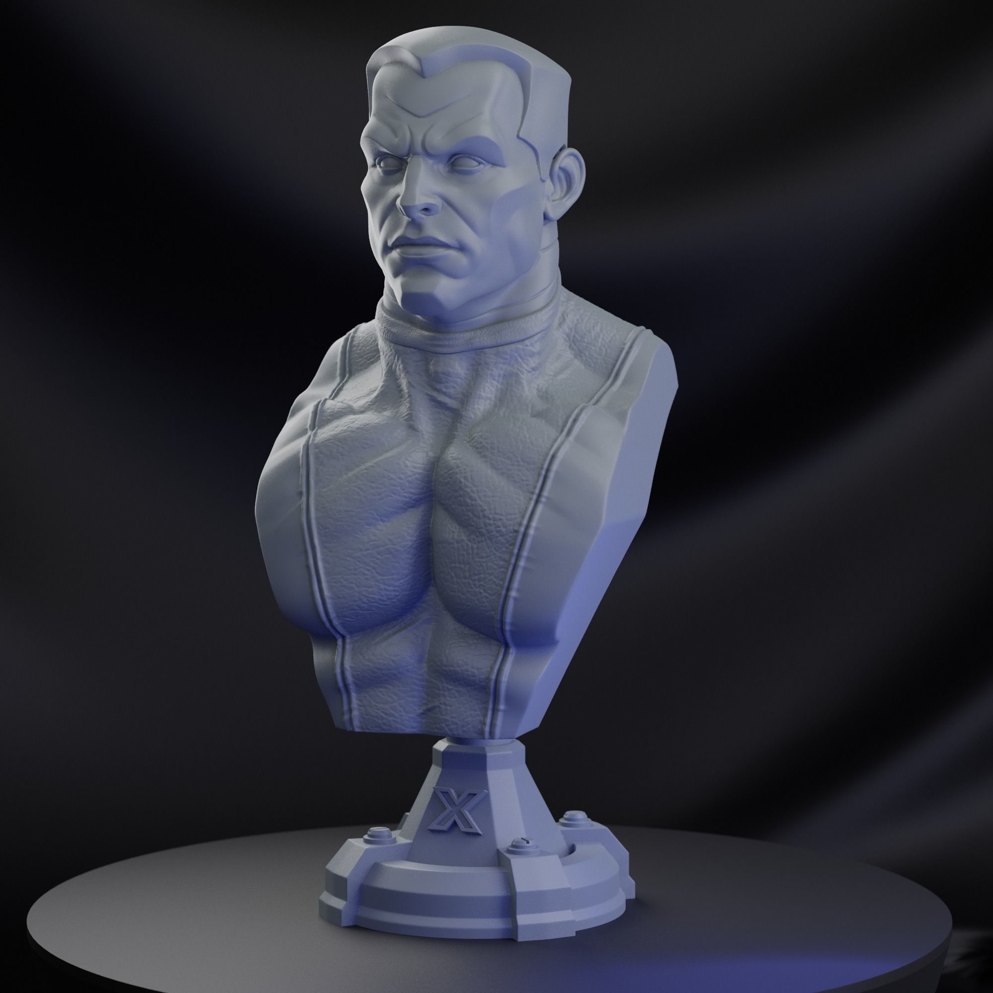COLOSSUS X- MEN BUST 3D print model_8