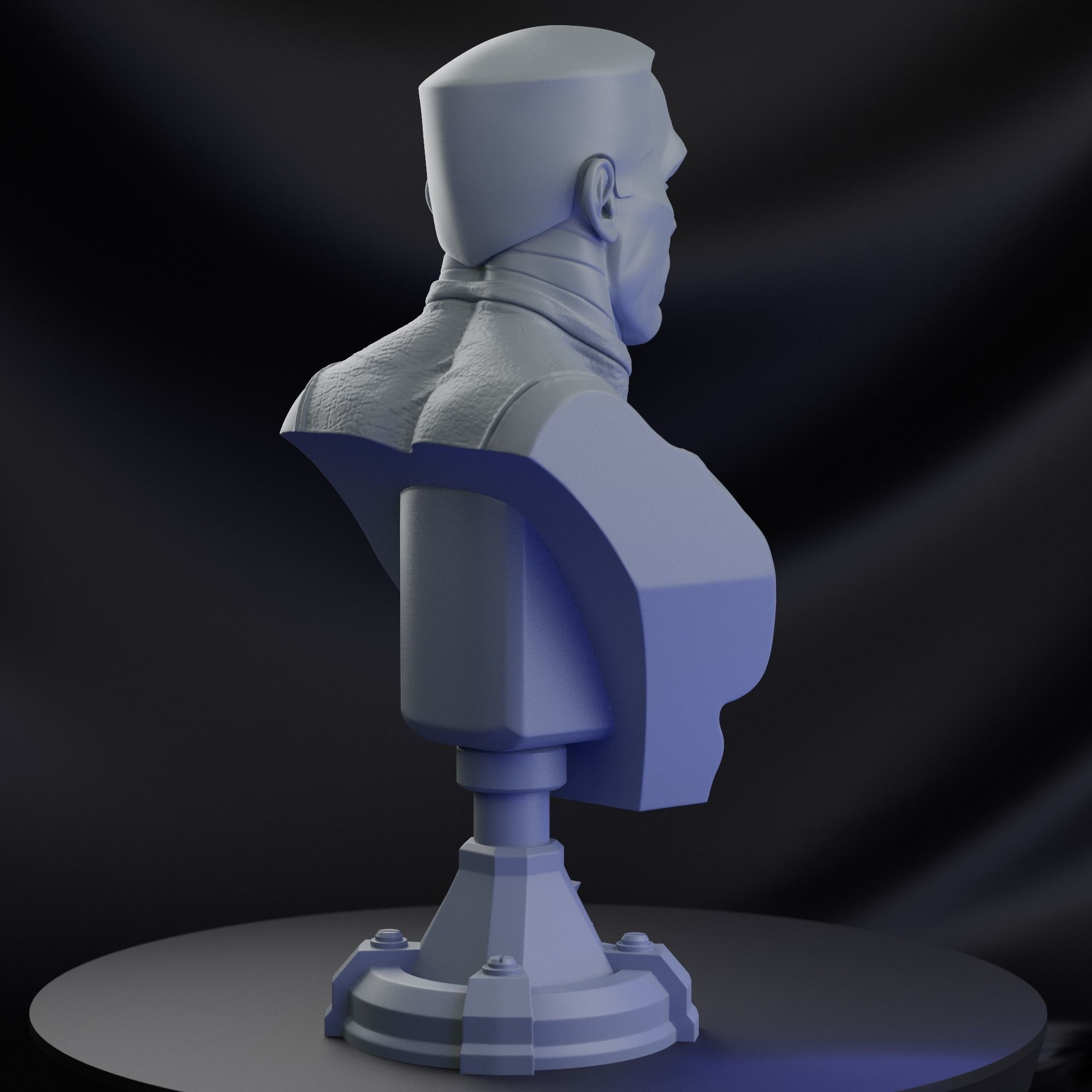 COLOSSUS X- MEN BUST 3D print model_7