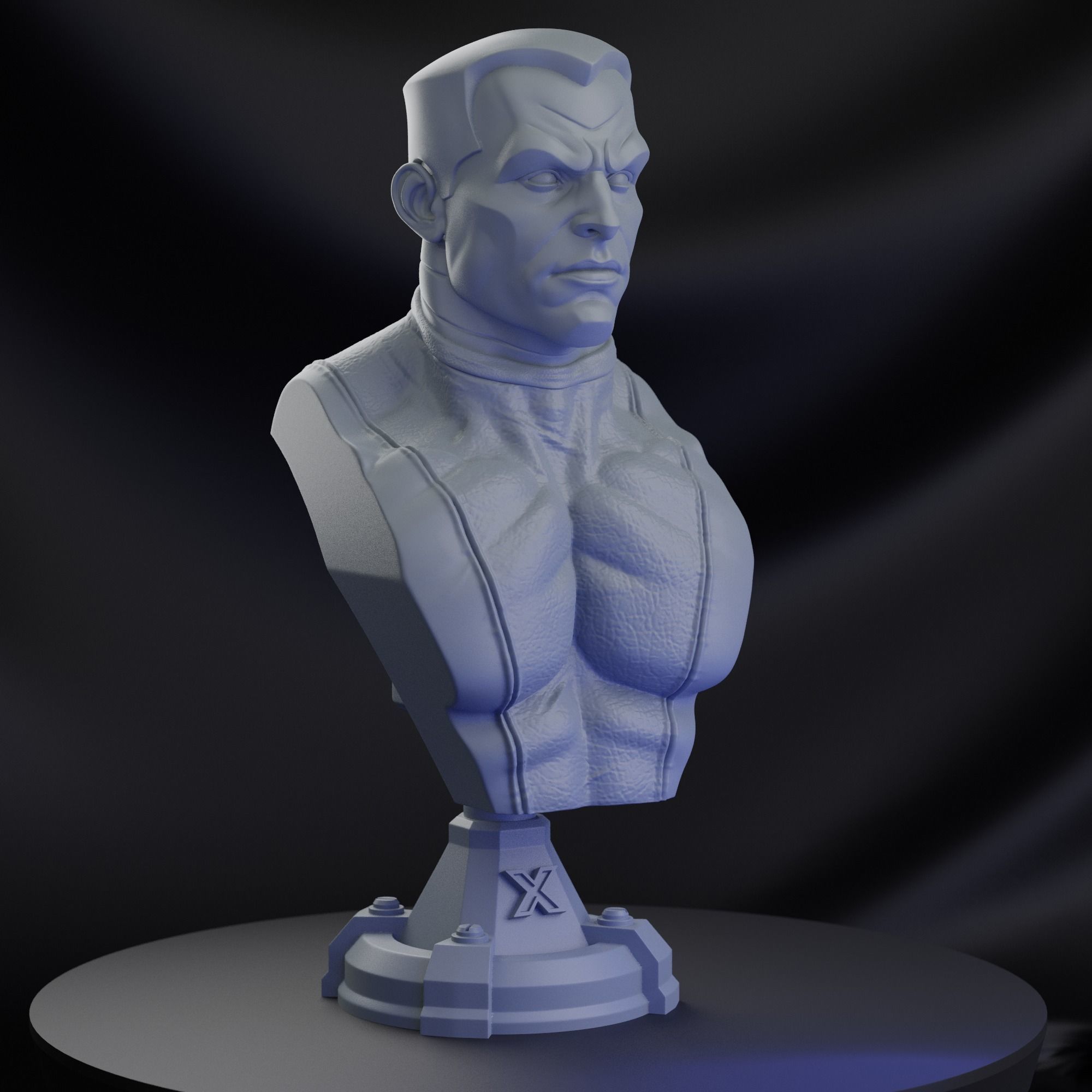 COLOSSUS X- MEN BUST 3D print model_5