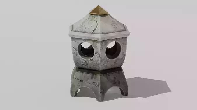 Japanese Furniture Kit - Hexagon Outdoor Lamp