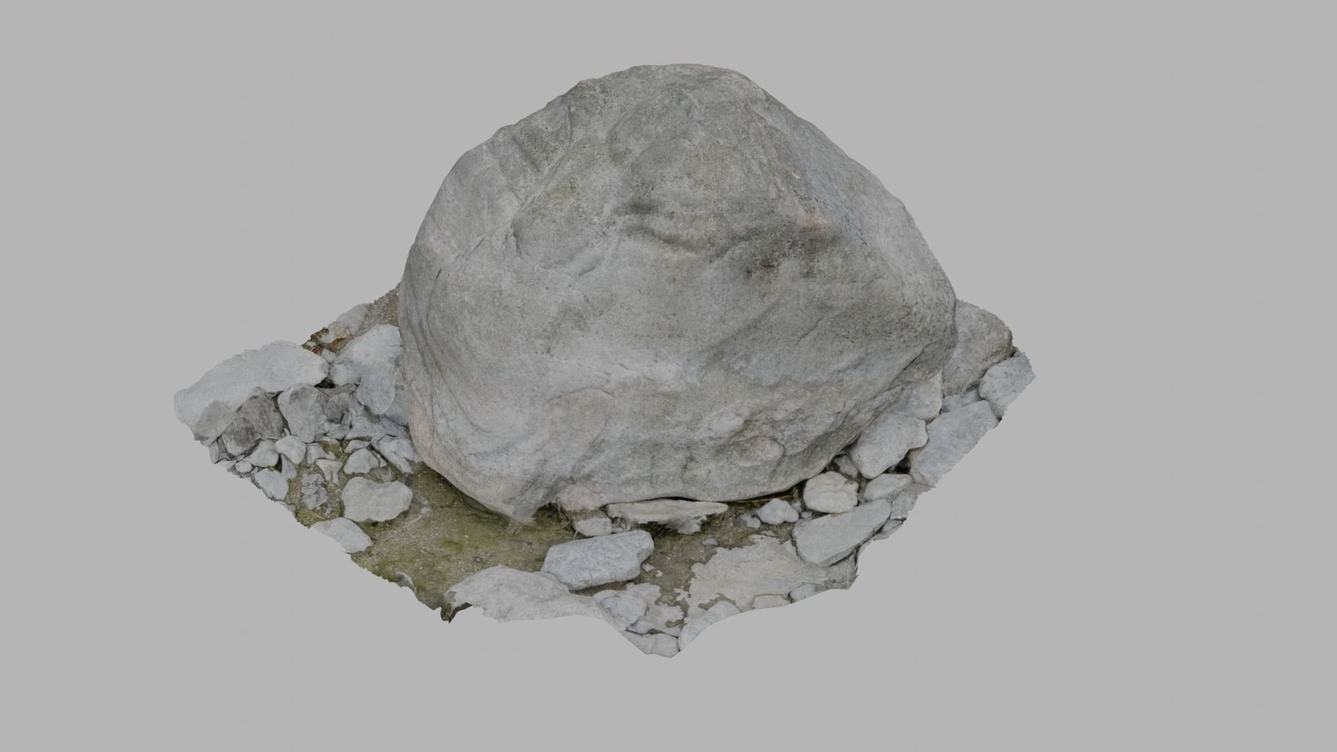 Lakeshore Rock - Photoscan 3D Model Free low-poly 3D model_8