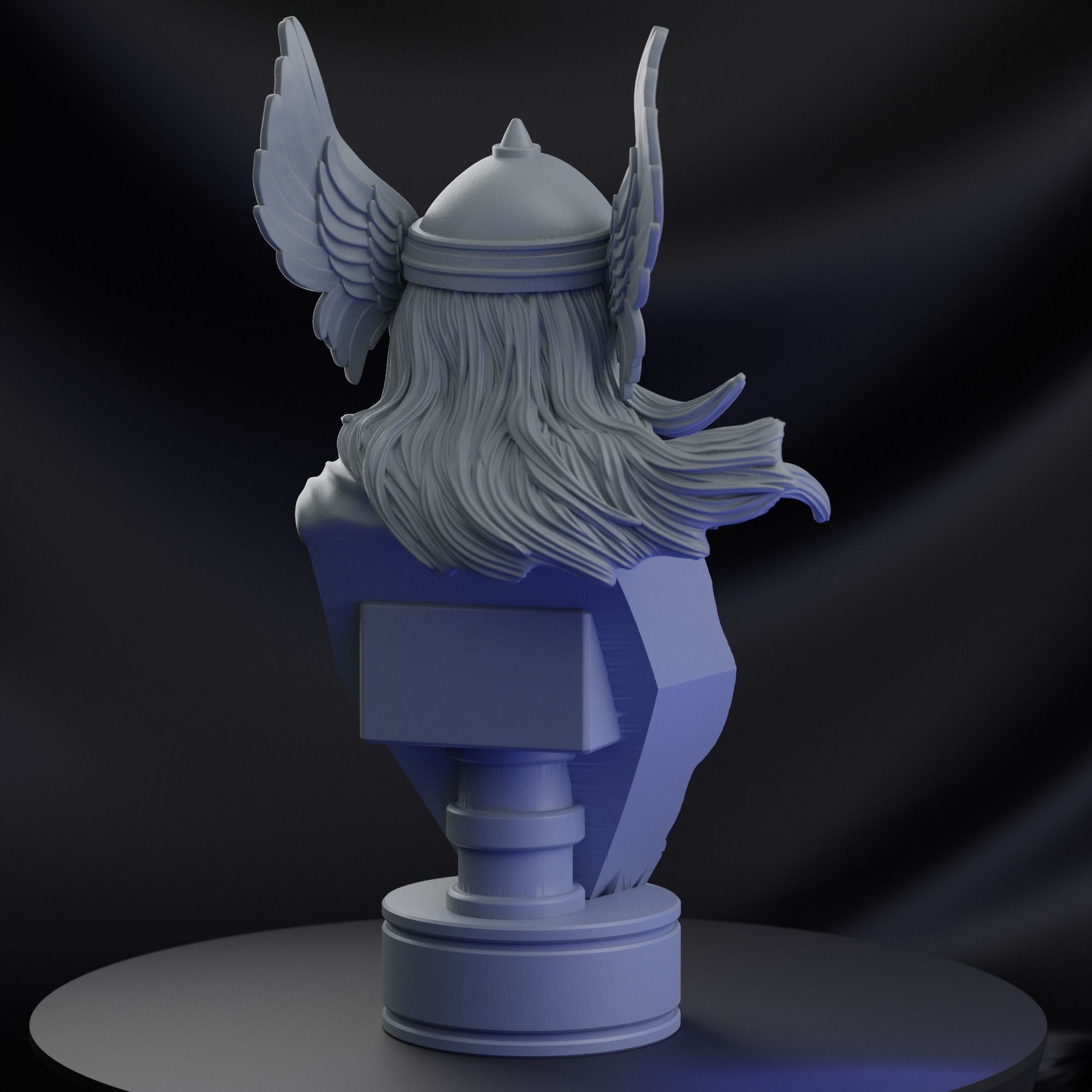 THOR CLASSIC BUST 3D print model_8