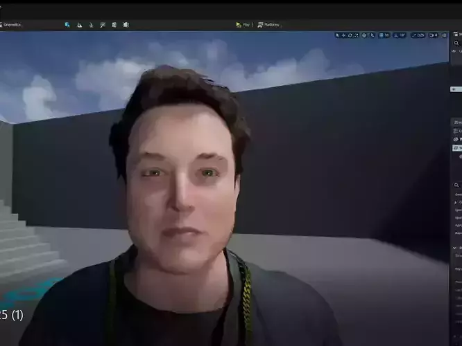 Elon Musk 3d model unreal engine and unity -- coolgames 3D model
