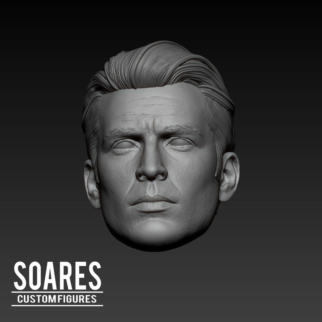 Captain America - Steve Rogers Head 3D print model_5