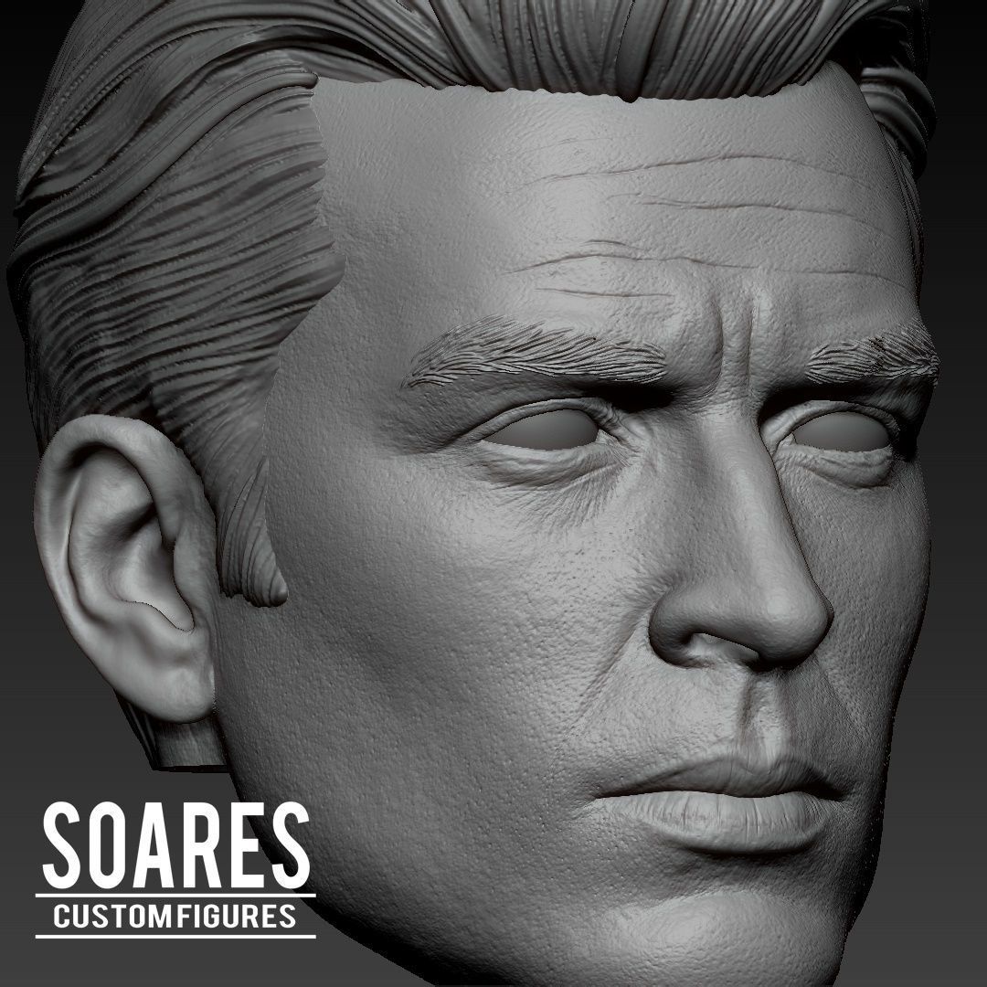 Captain America - Steve Rogers Head 3D print model_2