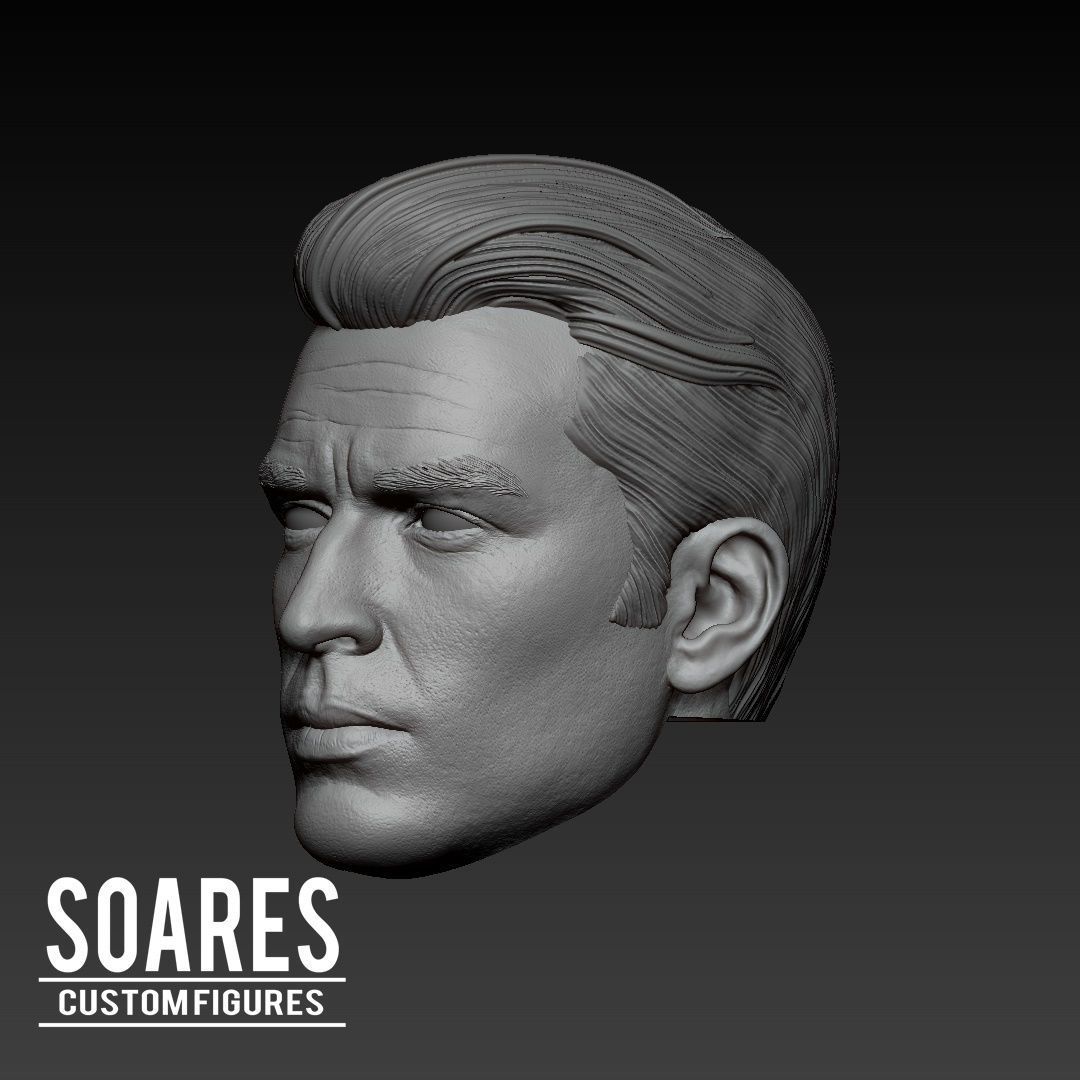 Captain America - Steve Rogers Head 3D print model_4