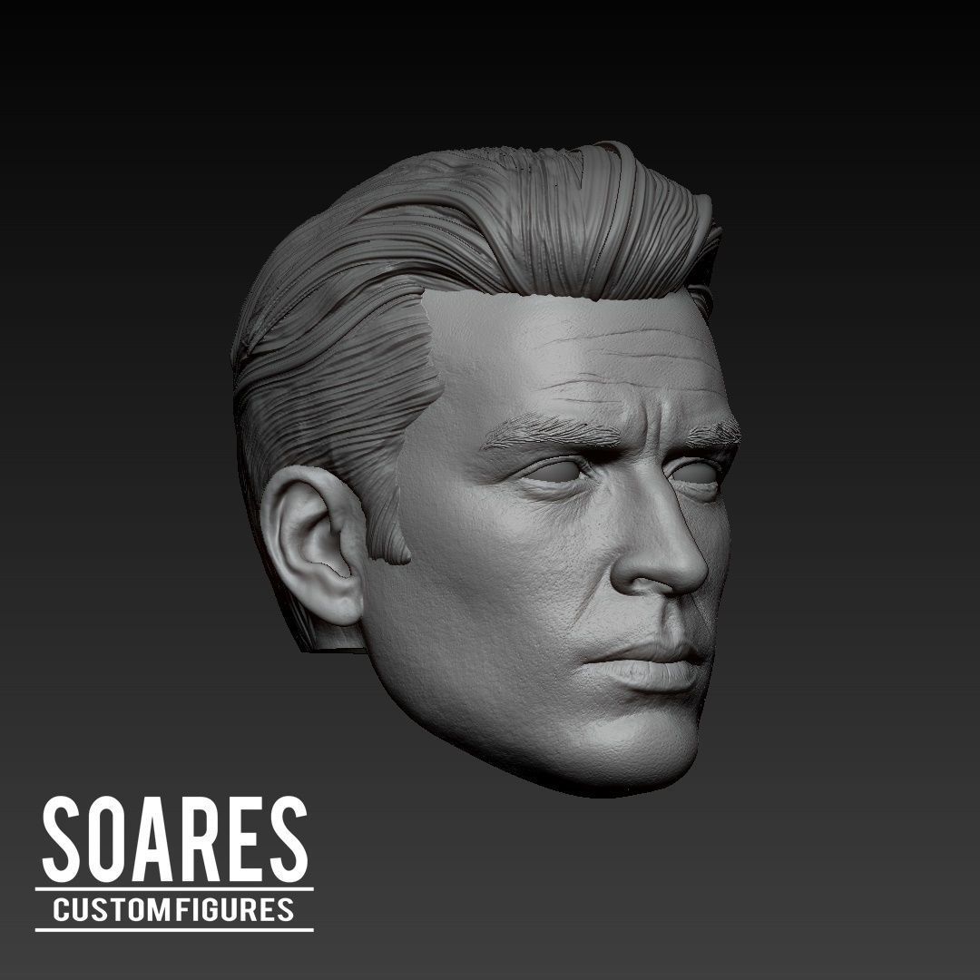 Captain America - Steve Rogers Head 3D print model_3
