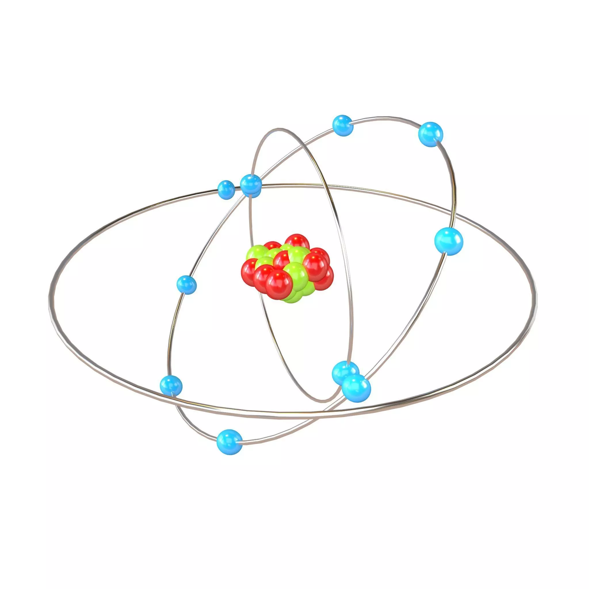 Sodium Chemical Element v2 002 Low-poly 3D model_0