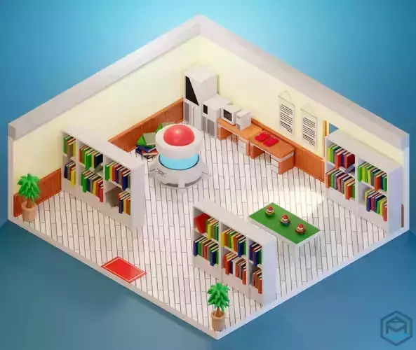 Pokemon Laboratory 3D model