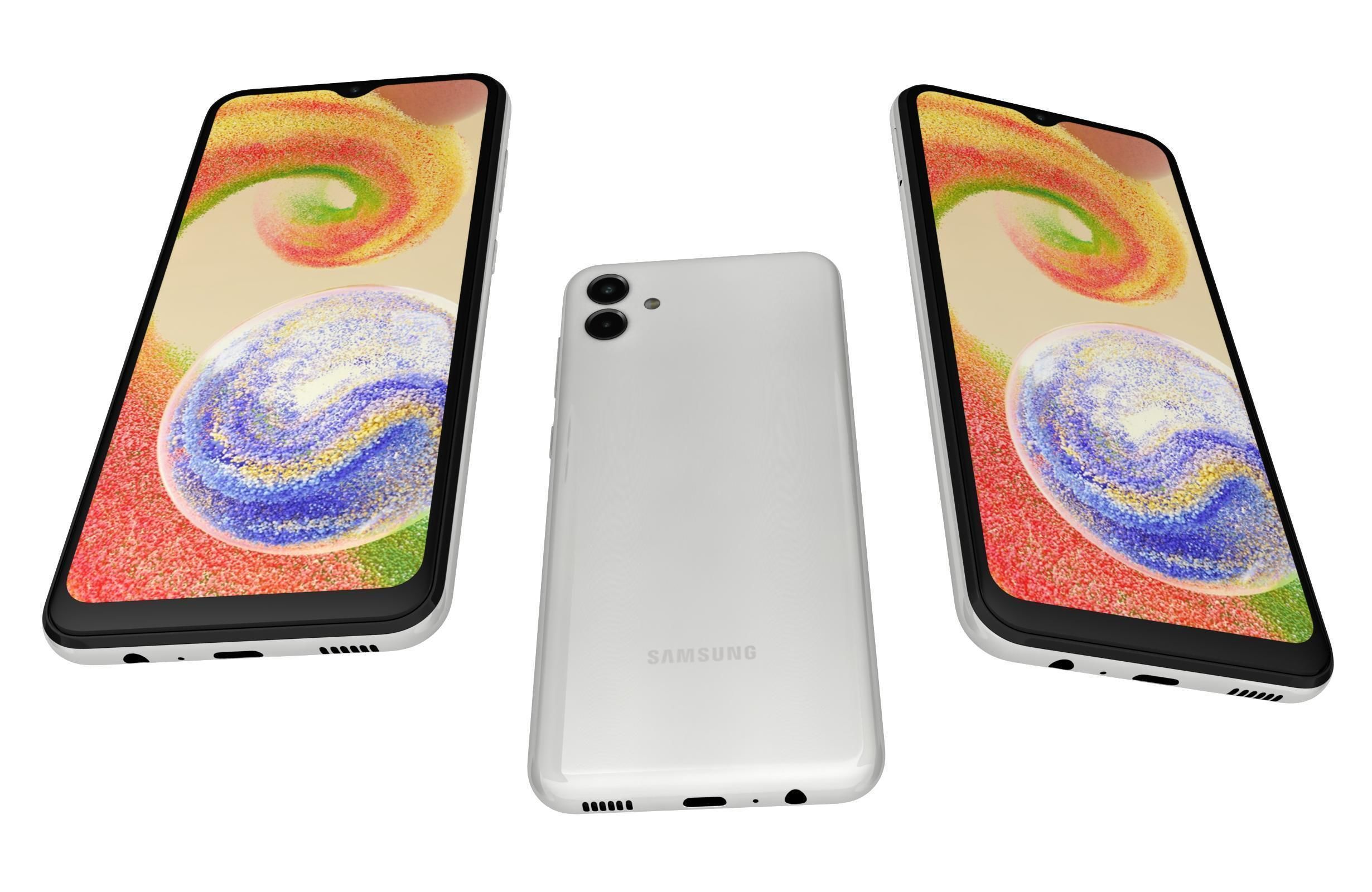 Samsung Galaxy A04 All Colors 3D model_15