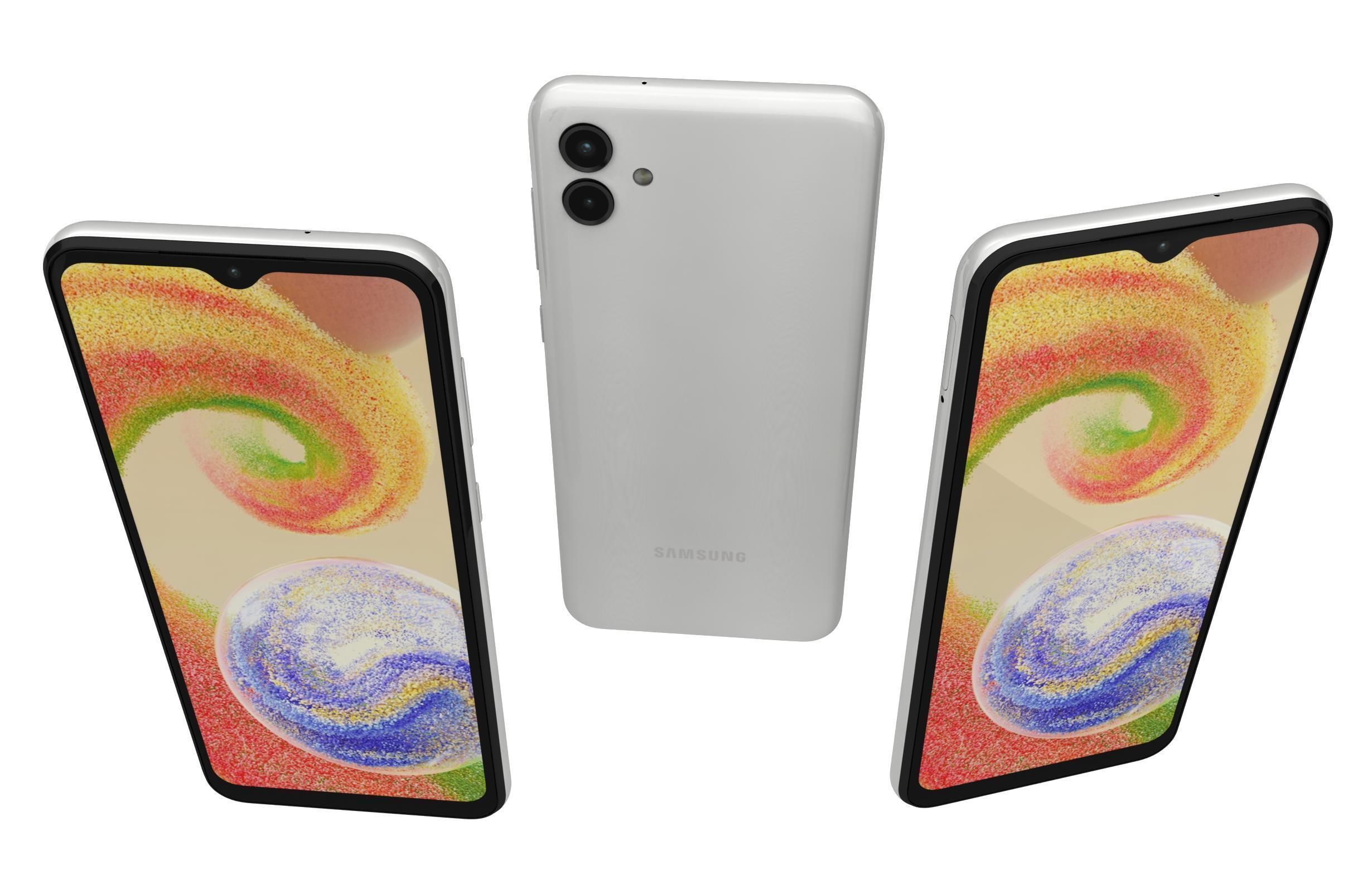 Samsung Galaxy A04 All Colors 3D model_11