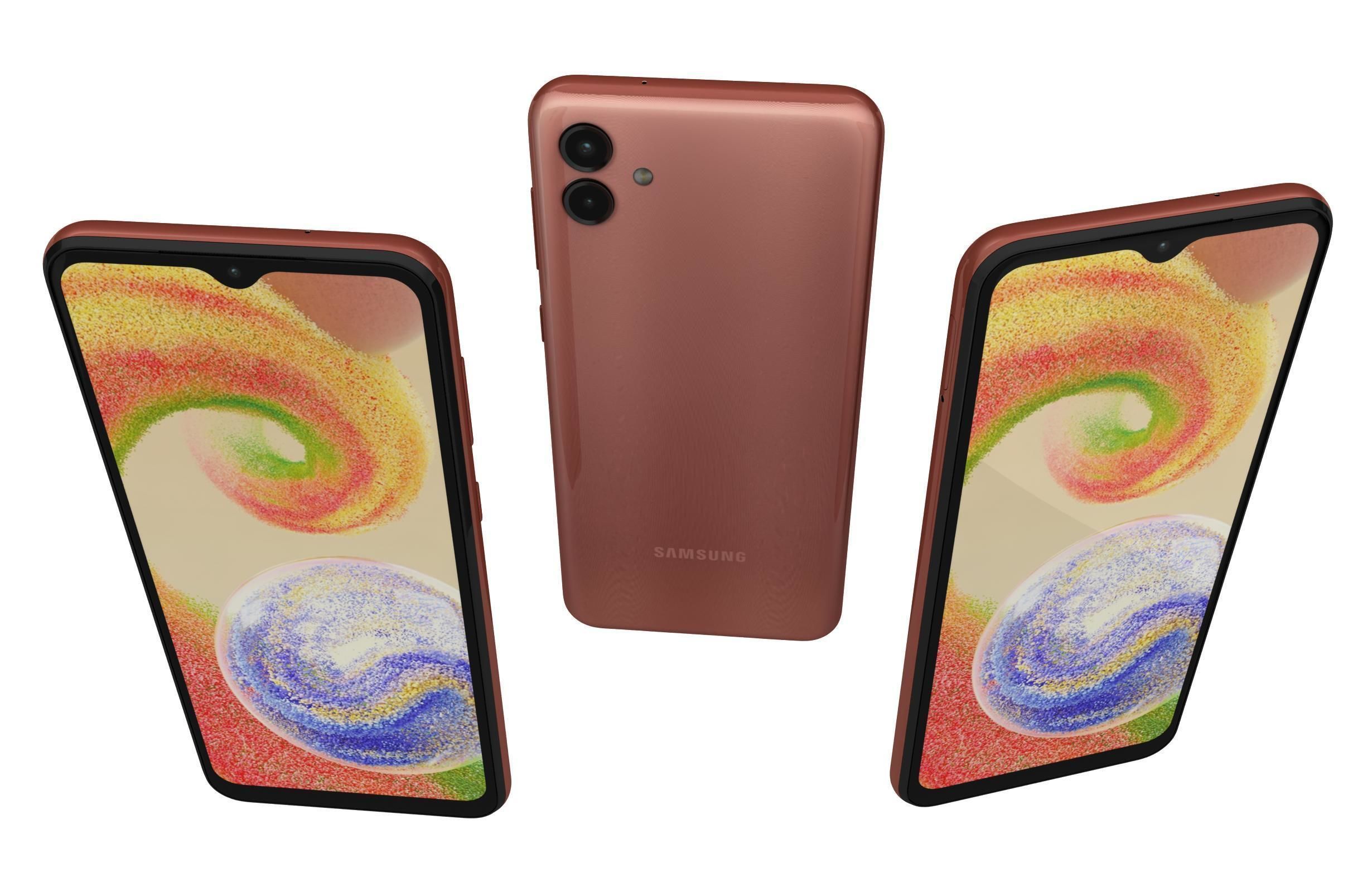 Samsung Galaxy A04 All Colors 3D model_9