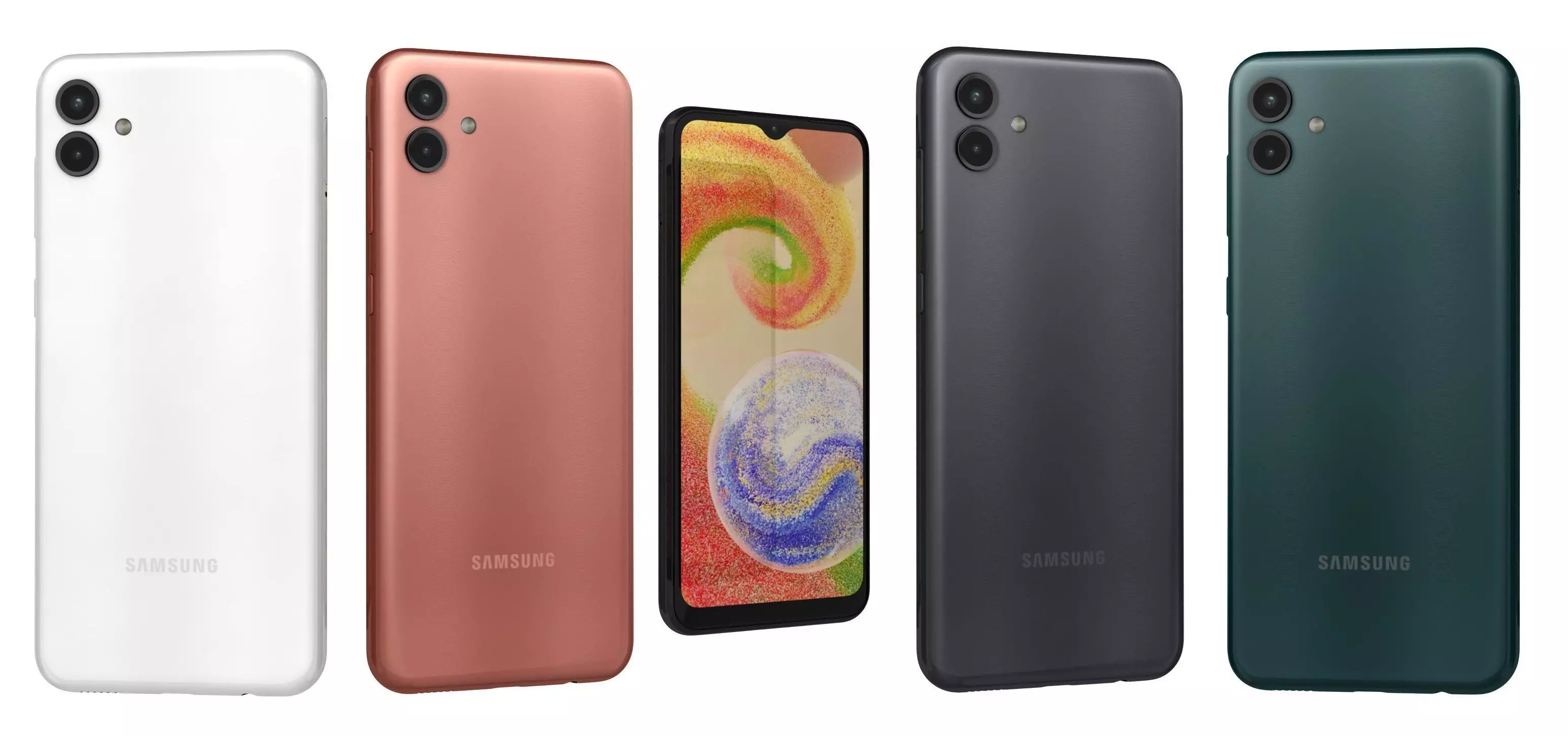 Samsung Galaxy A04 All Colors 3D model_0