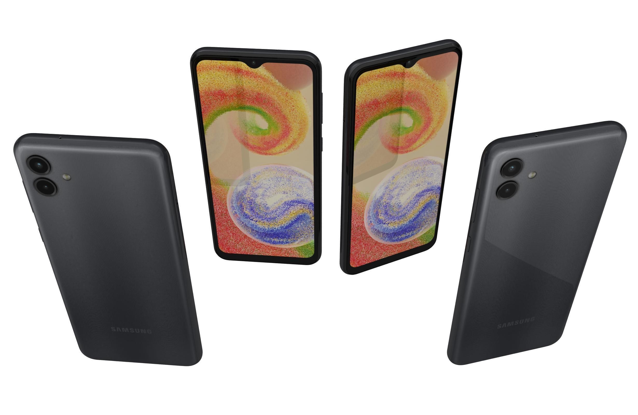 Samsung Galaxy A04 All Colors 3D model_24