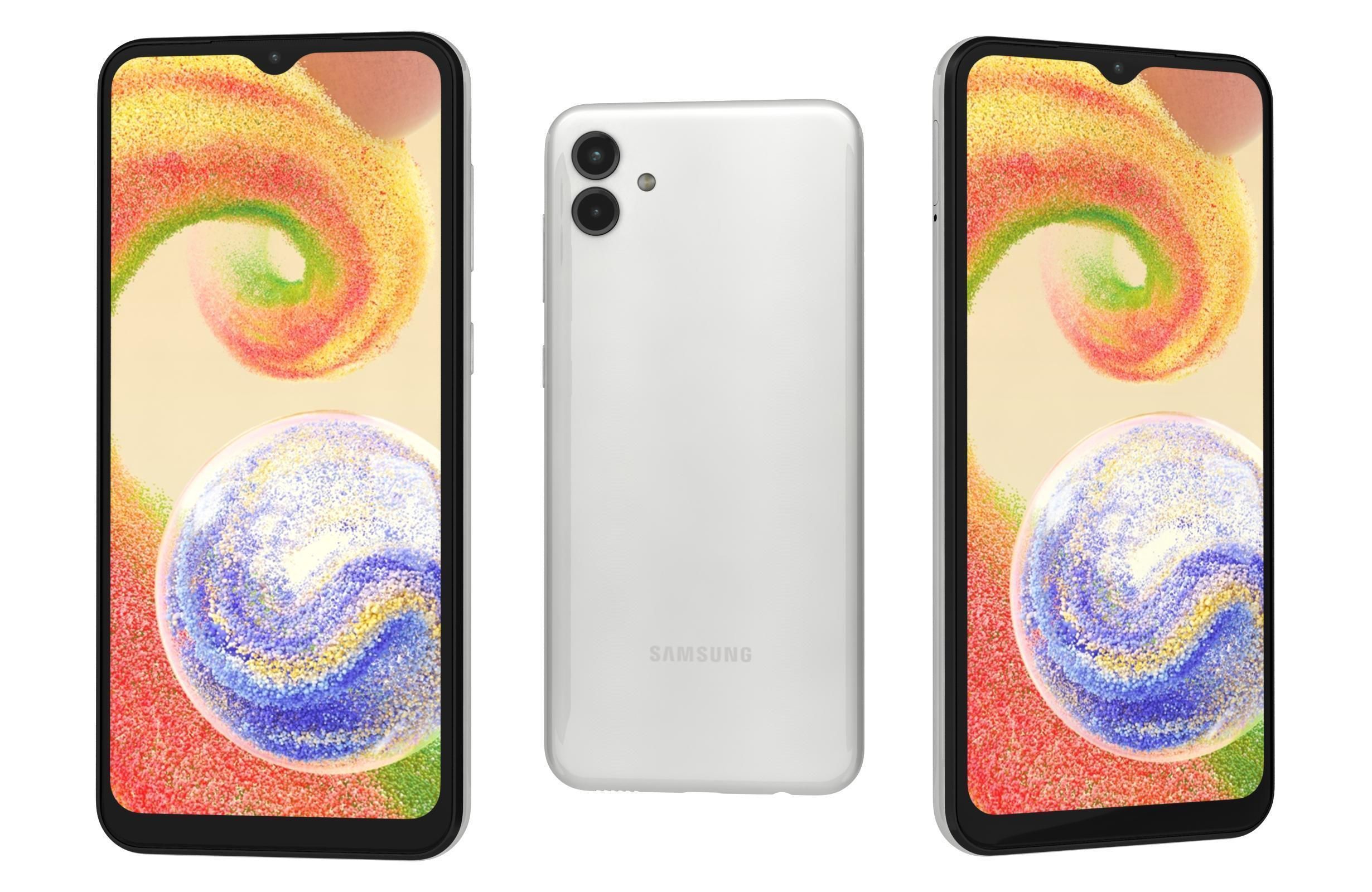 Samsung Galaxy A04 All Colors 3D model_3