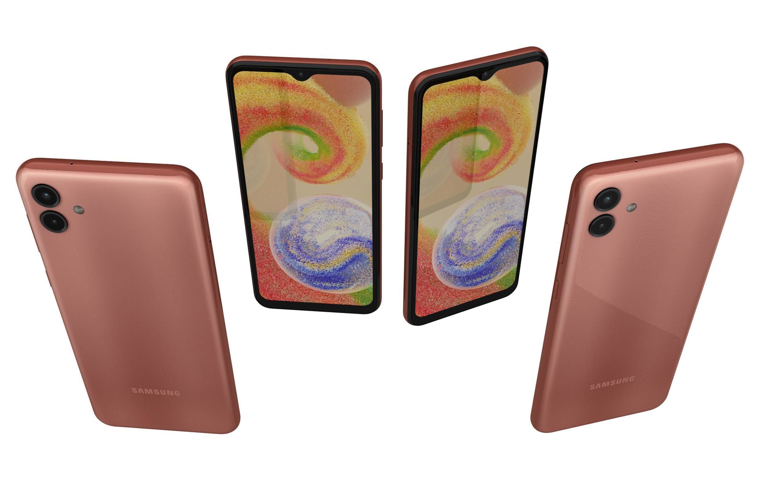 Samsung Galaxy A04 All Colors 3D model_21