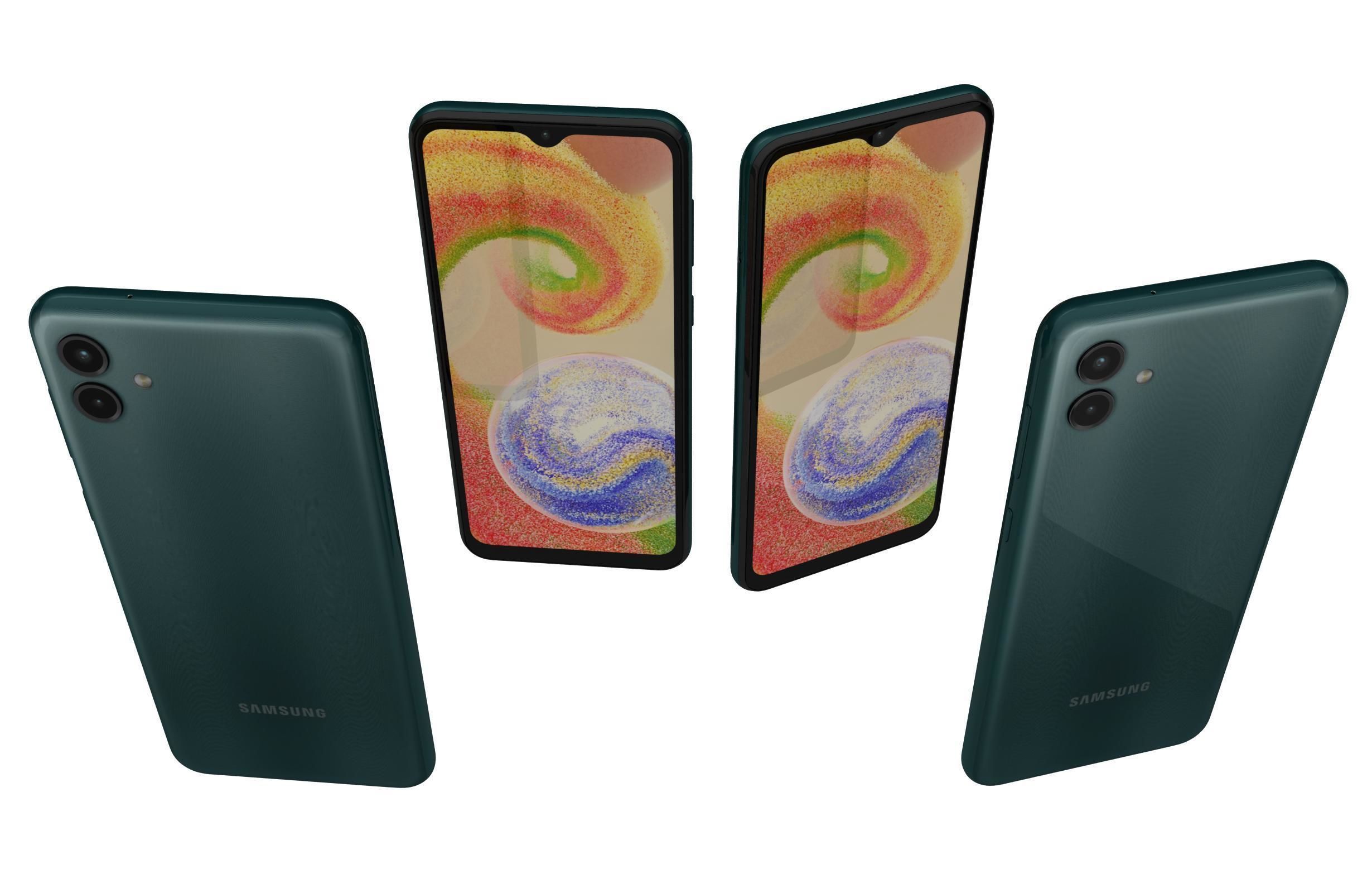Samsung Galaxy A04 All Colors 3D model_22
