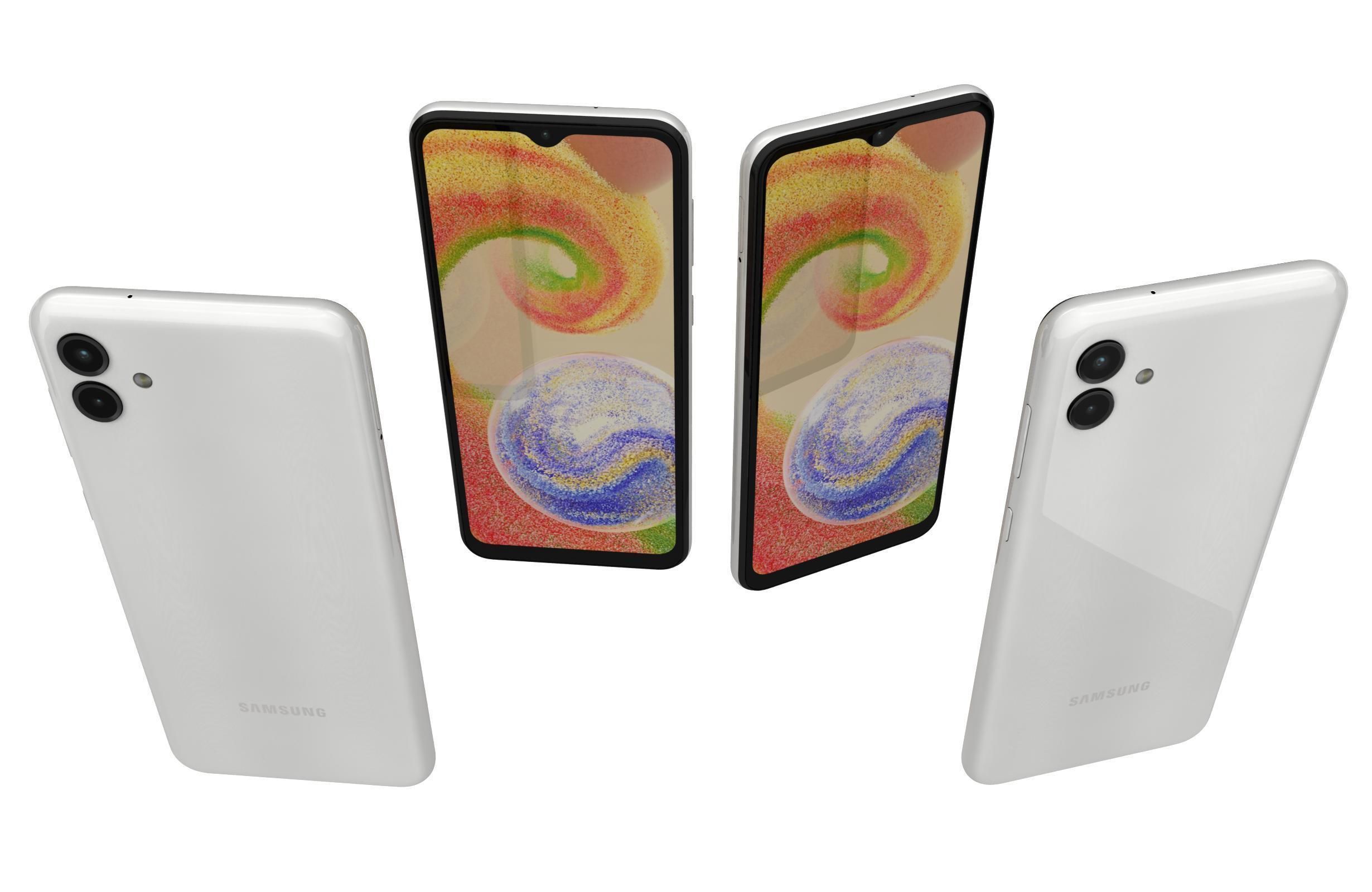 Samsung Galaxy A04 All Colors 3D model_23