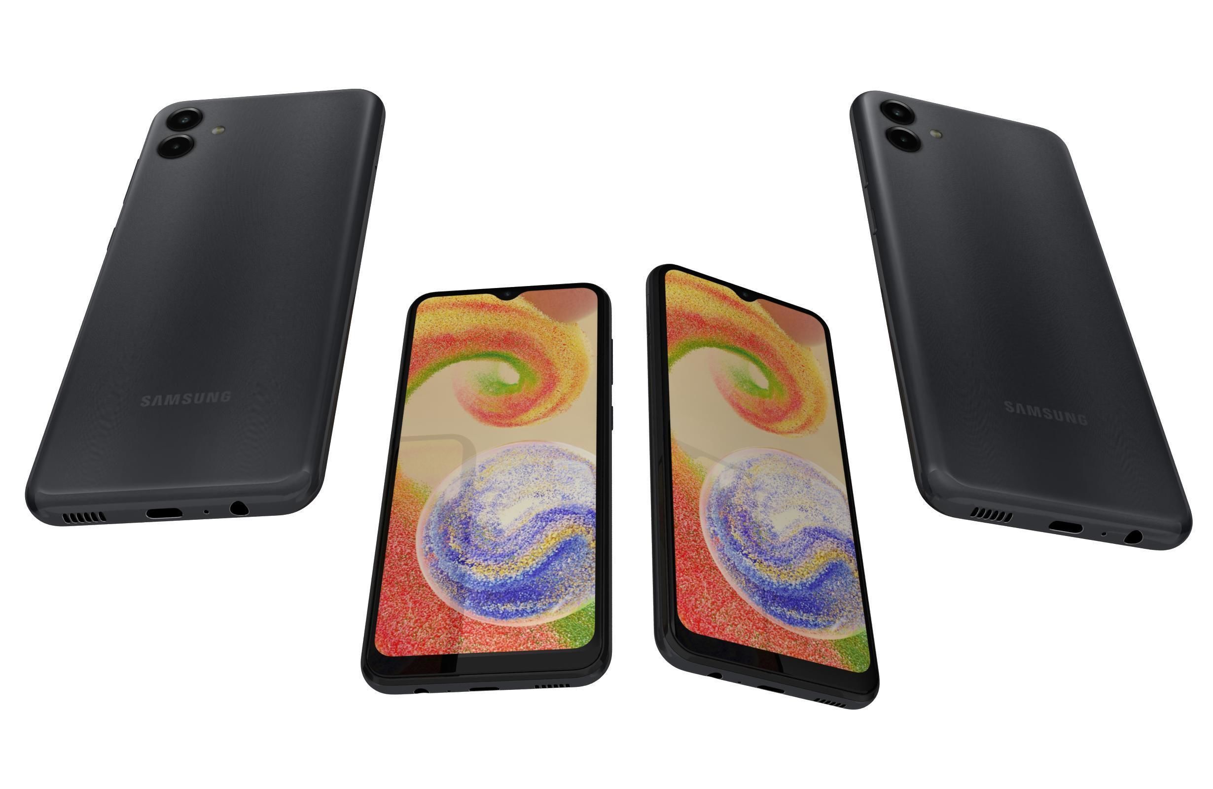 Samsung Galaxy A04 All Colors 3D model_28