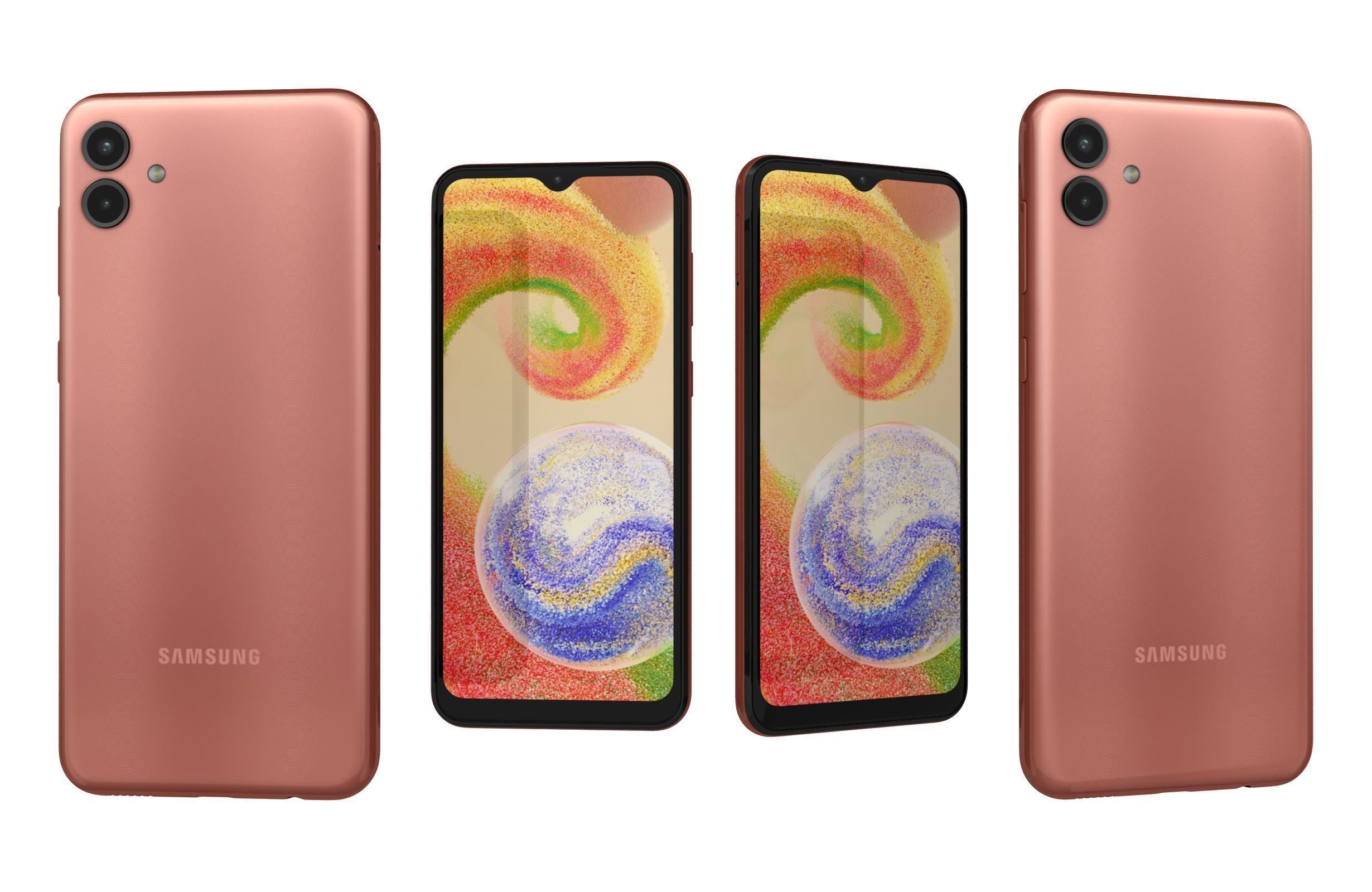 Samsung Galaxy A04 All Colors 3D model_17