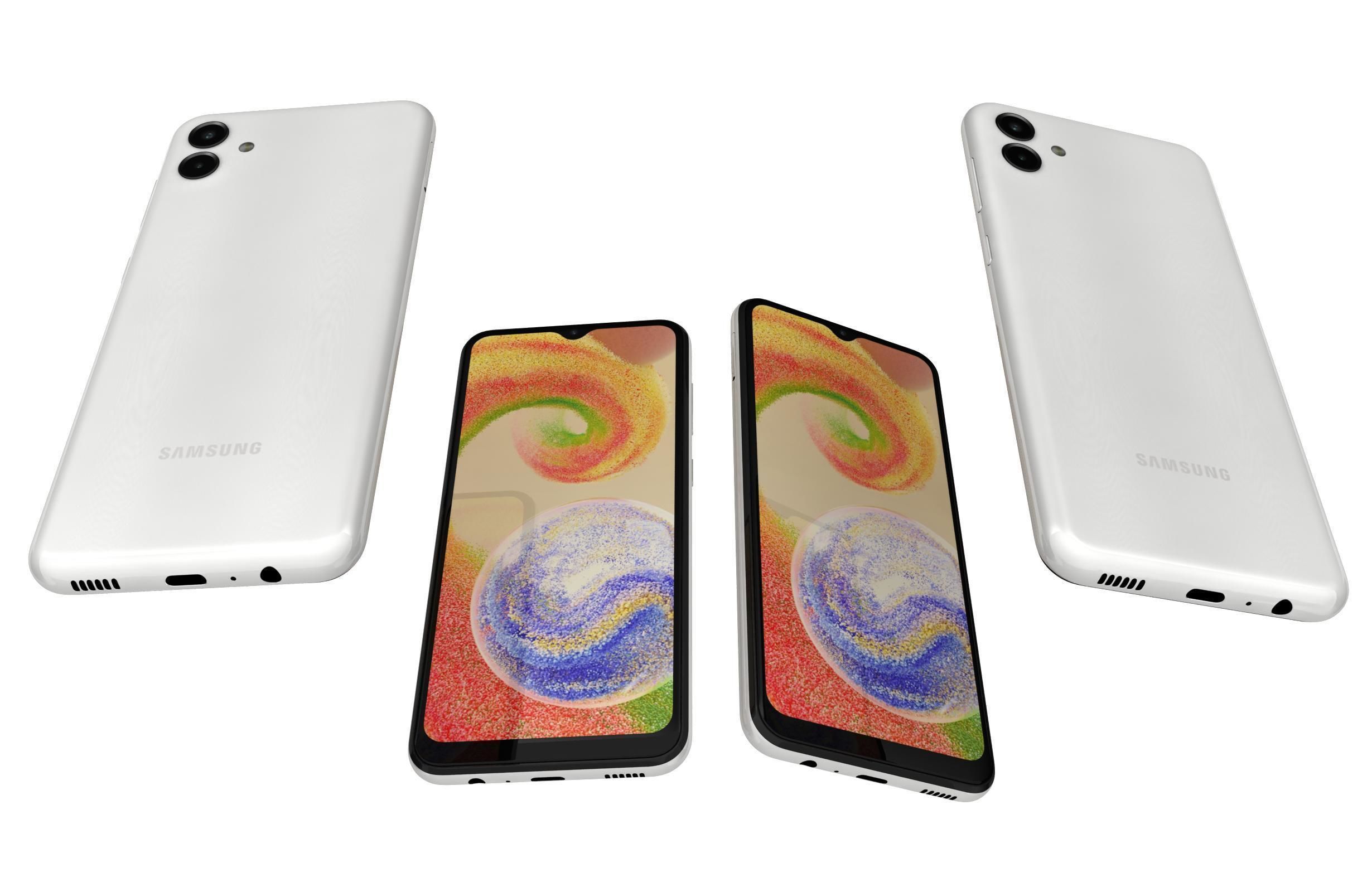 Samsung Galaxy A04 All Colors 3D model_27