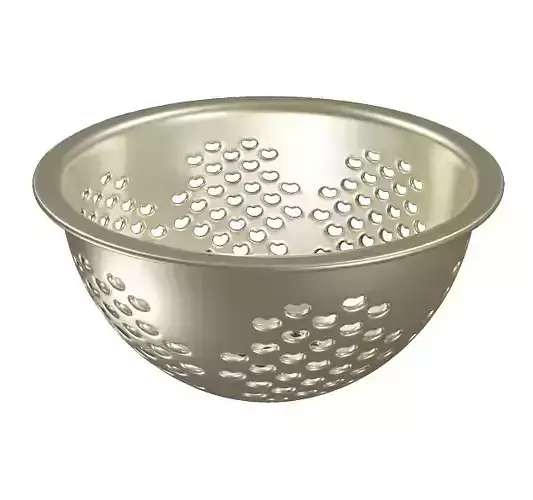 Brass Fruit Bowl 3D model