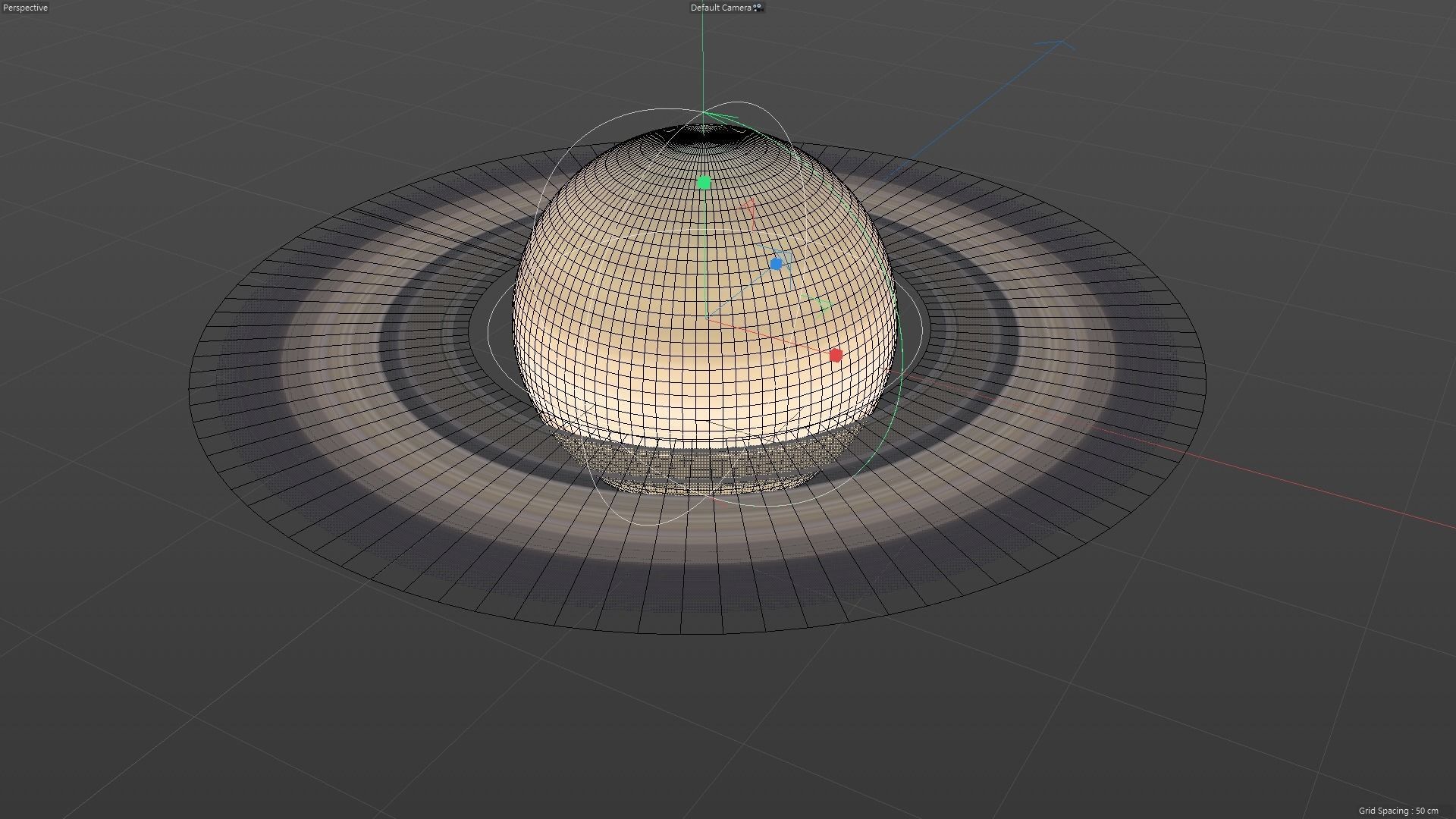 Realistic planet saturn Low-poly 3D model_6