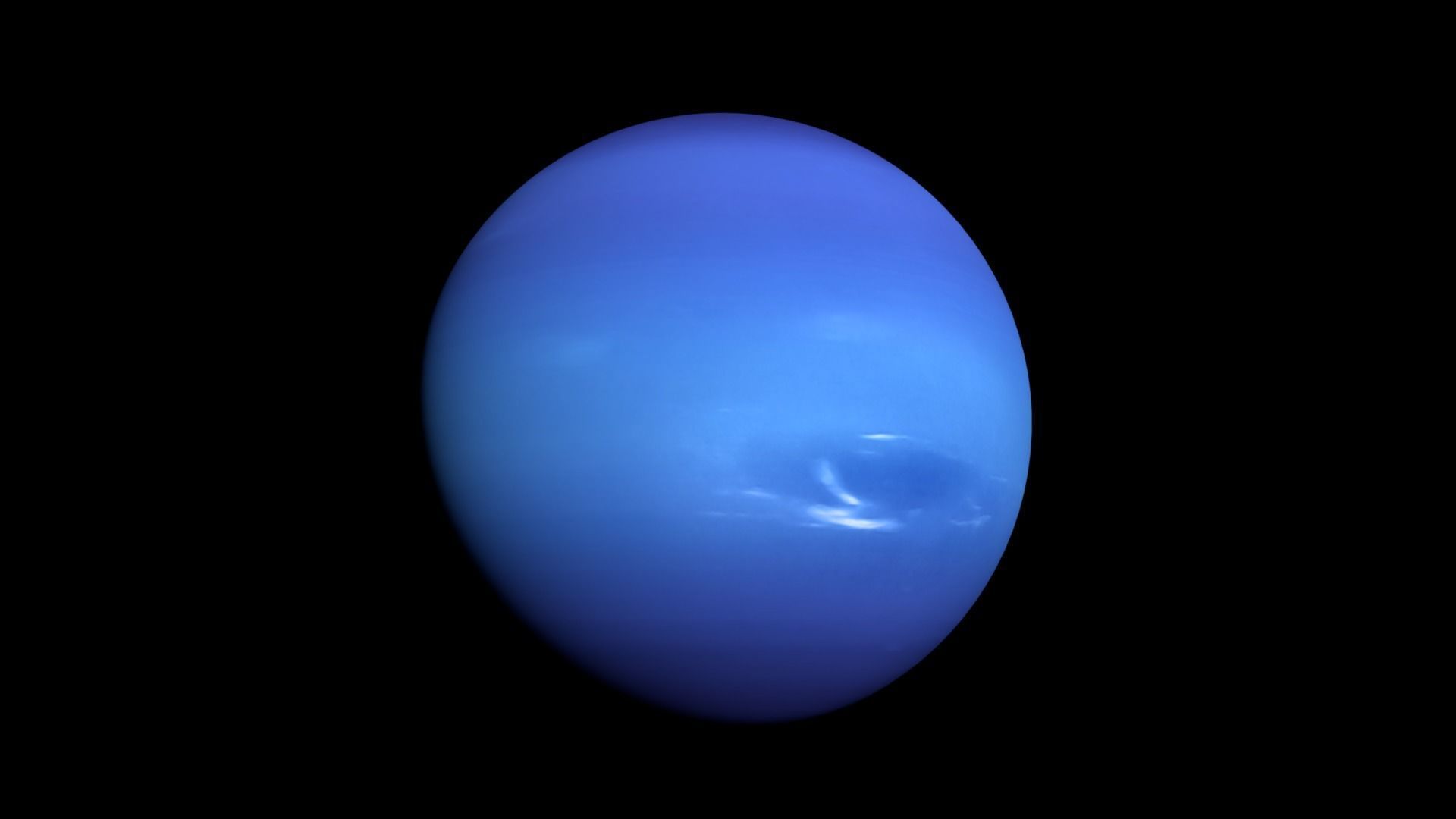 Realistic planet neptune Low-poly 3D model_3