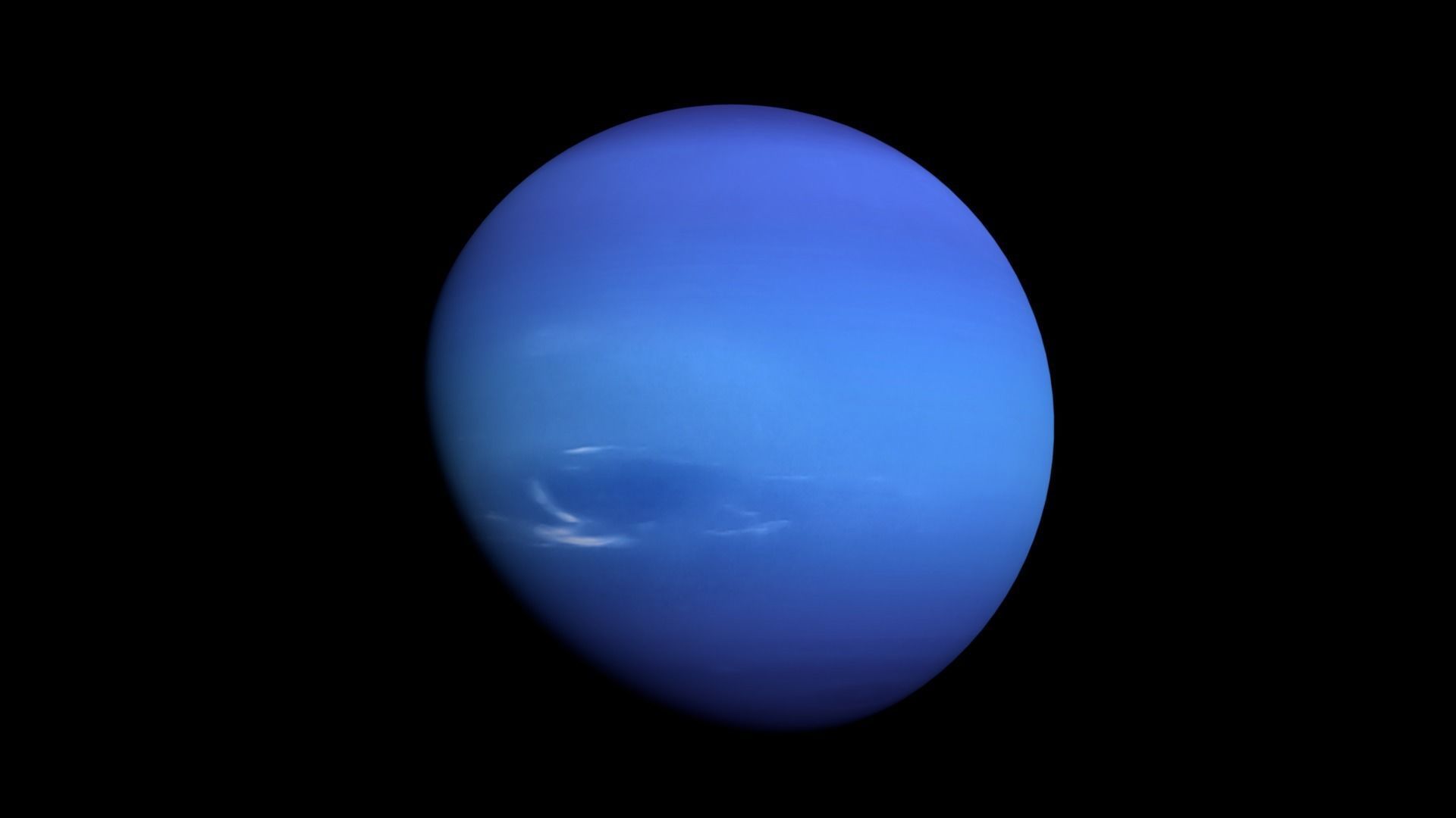 Realistic planet neptune Low-poly 3D model_2