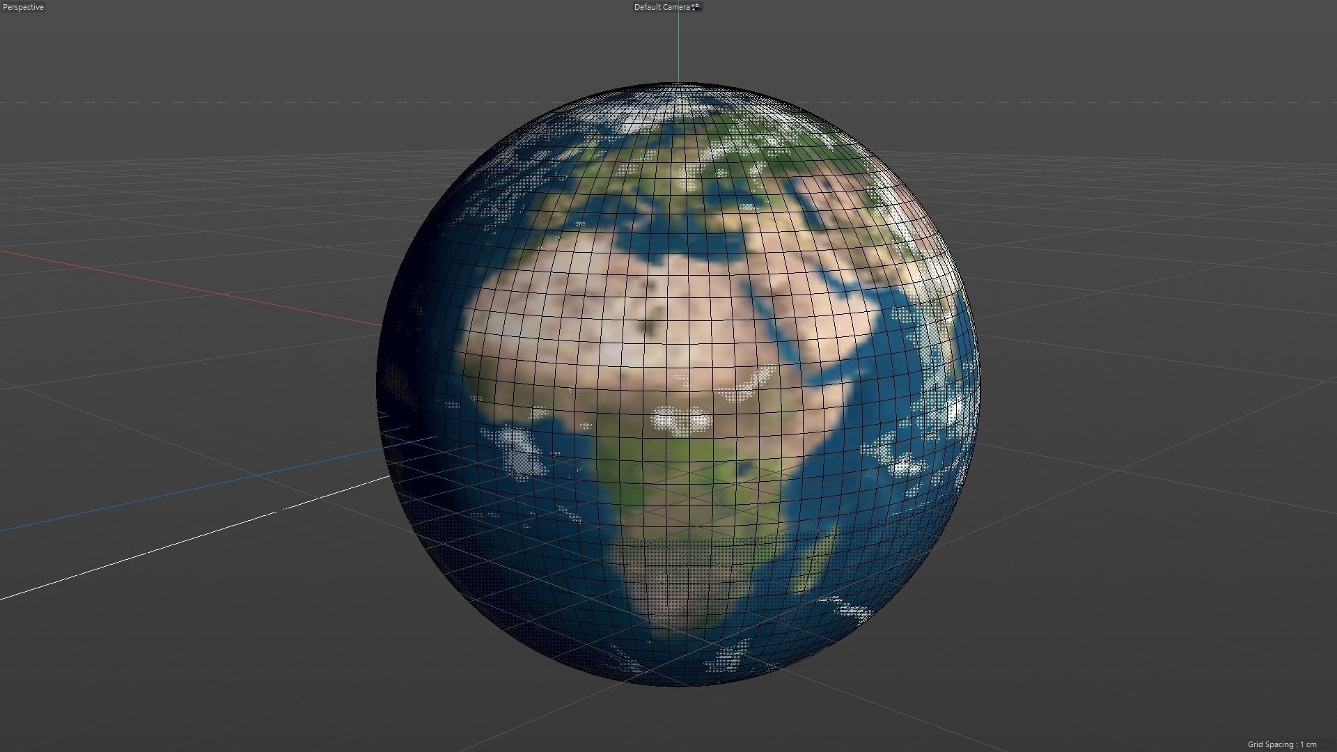 Realistic planet Earth Low-poly 3D model_7