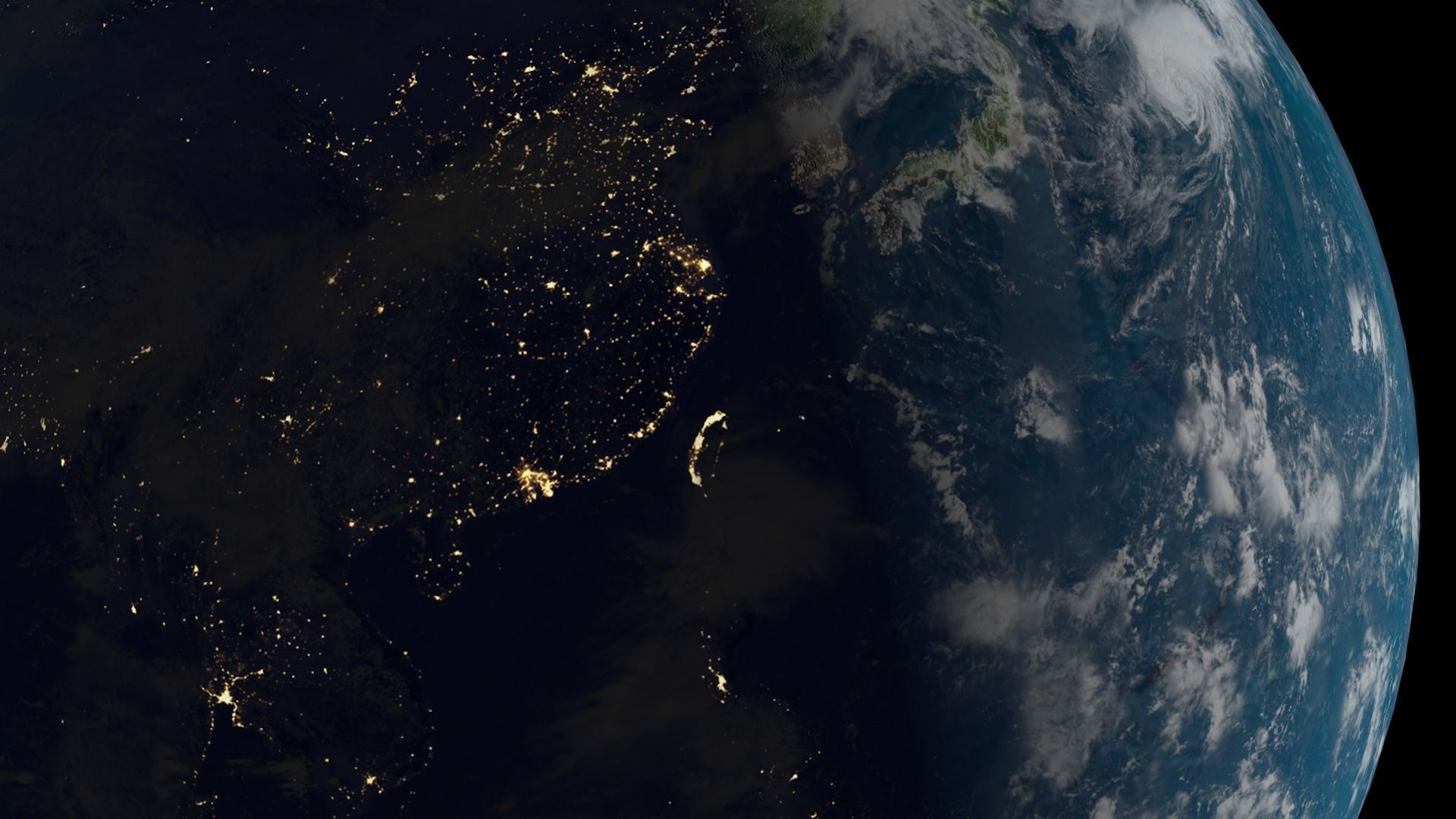 Realistic planet Earth Low-poly 3D model_1