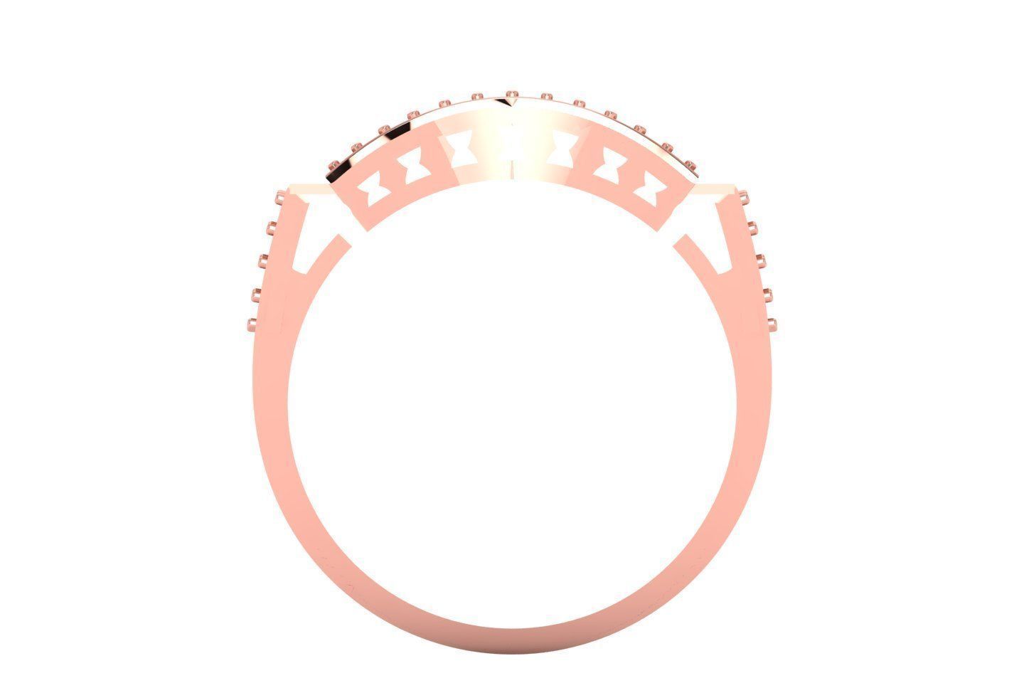 Solitaire Wedding Engagement Men Ring 3dm STL OBJ FBX details 3D print model_1