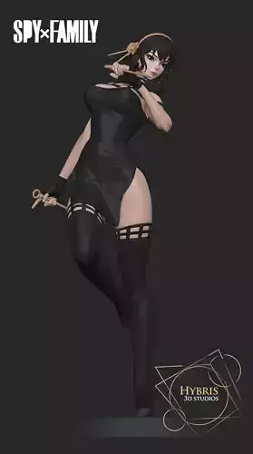 Yor Briar Solo dress 3D print model