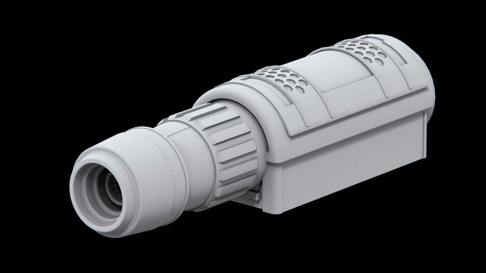 Sci-Fi KitBash Engine Pack II - Star Wars 3D model_5