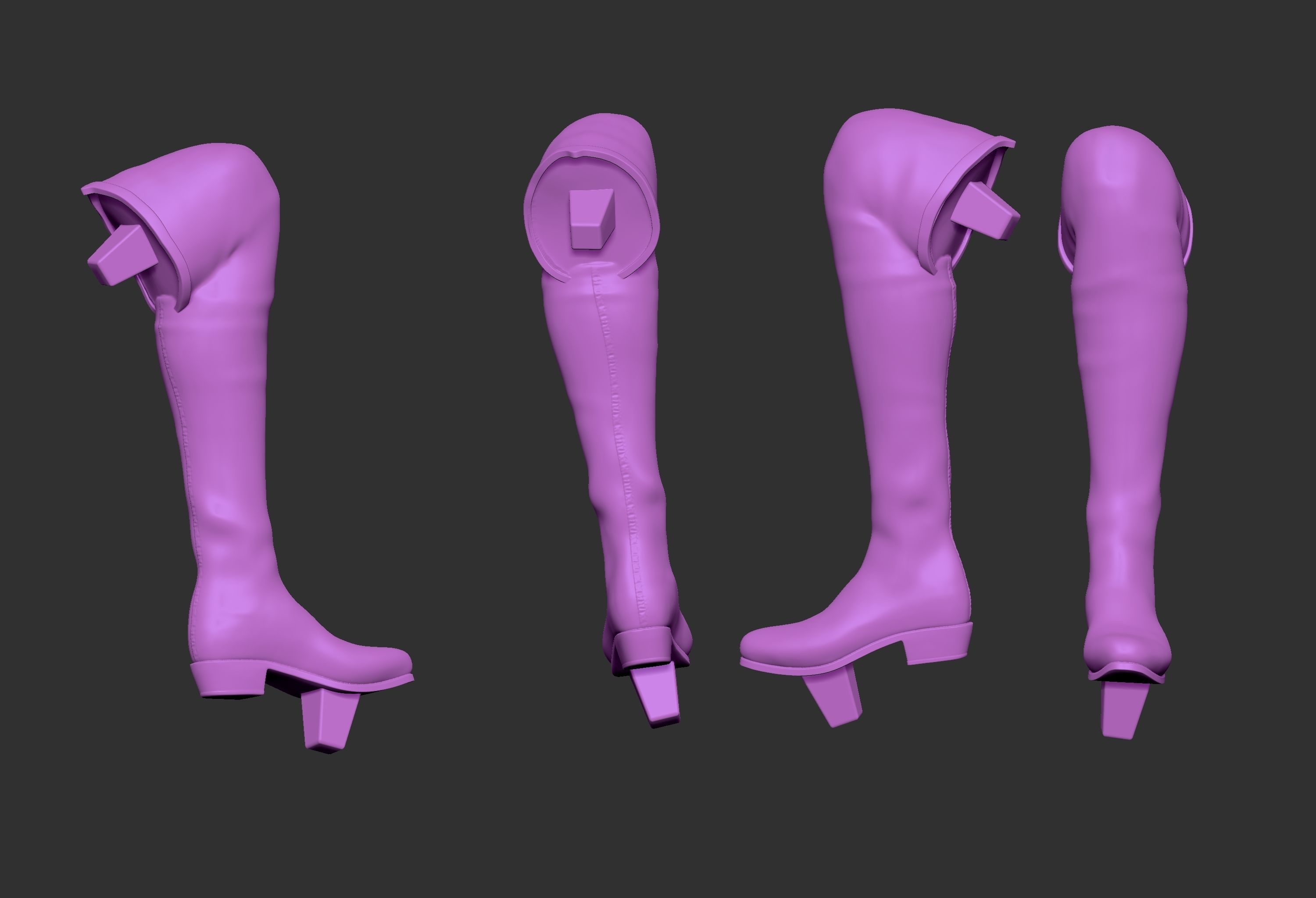 SUPERGIRL woman in poses 3D print model_8