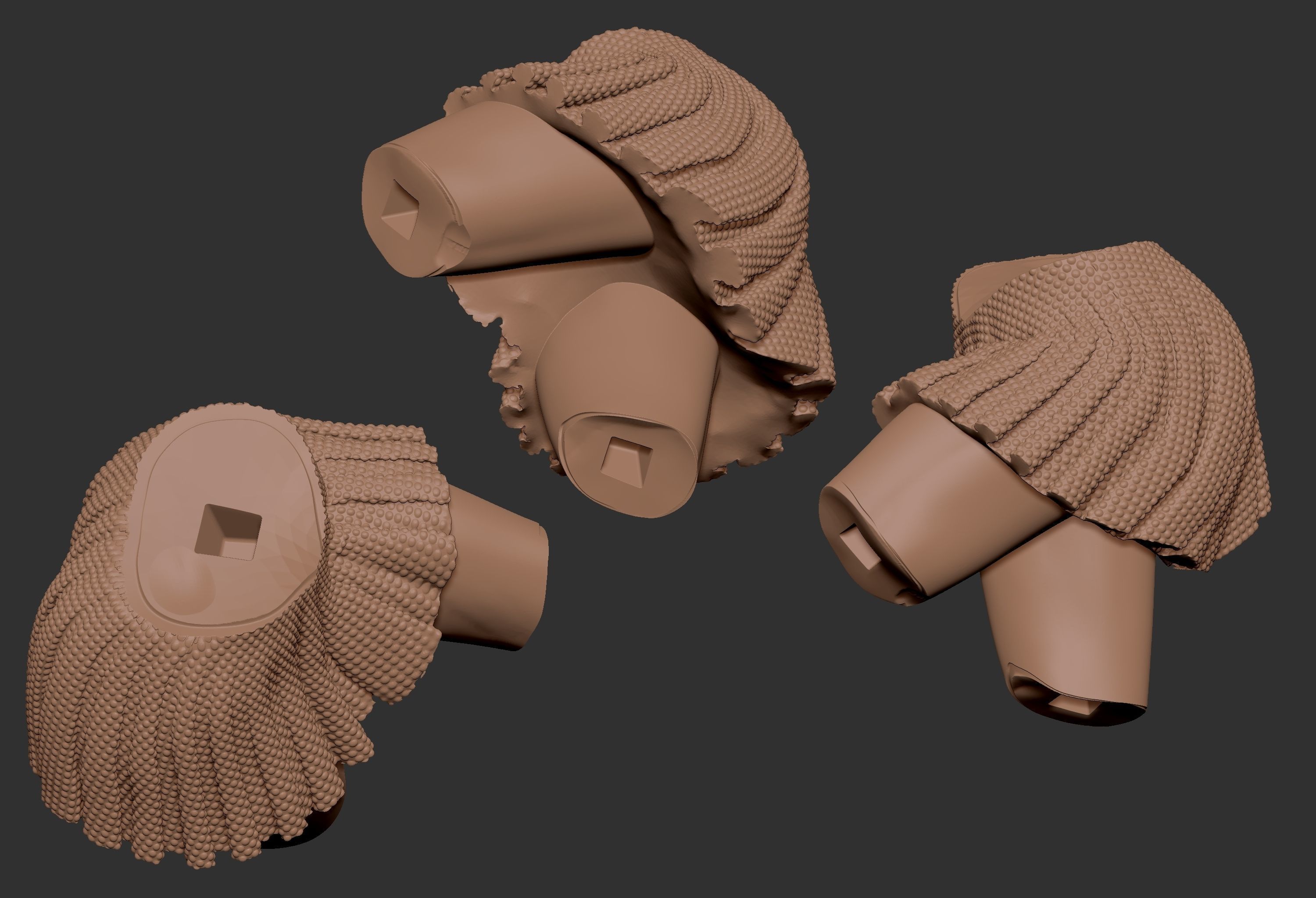 SUPERGIRL woman in poses 3D print model_5