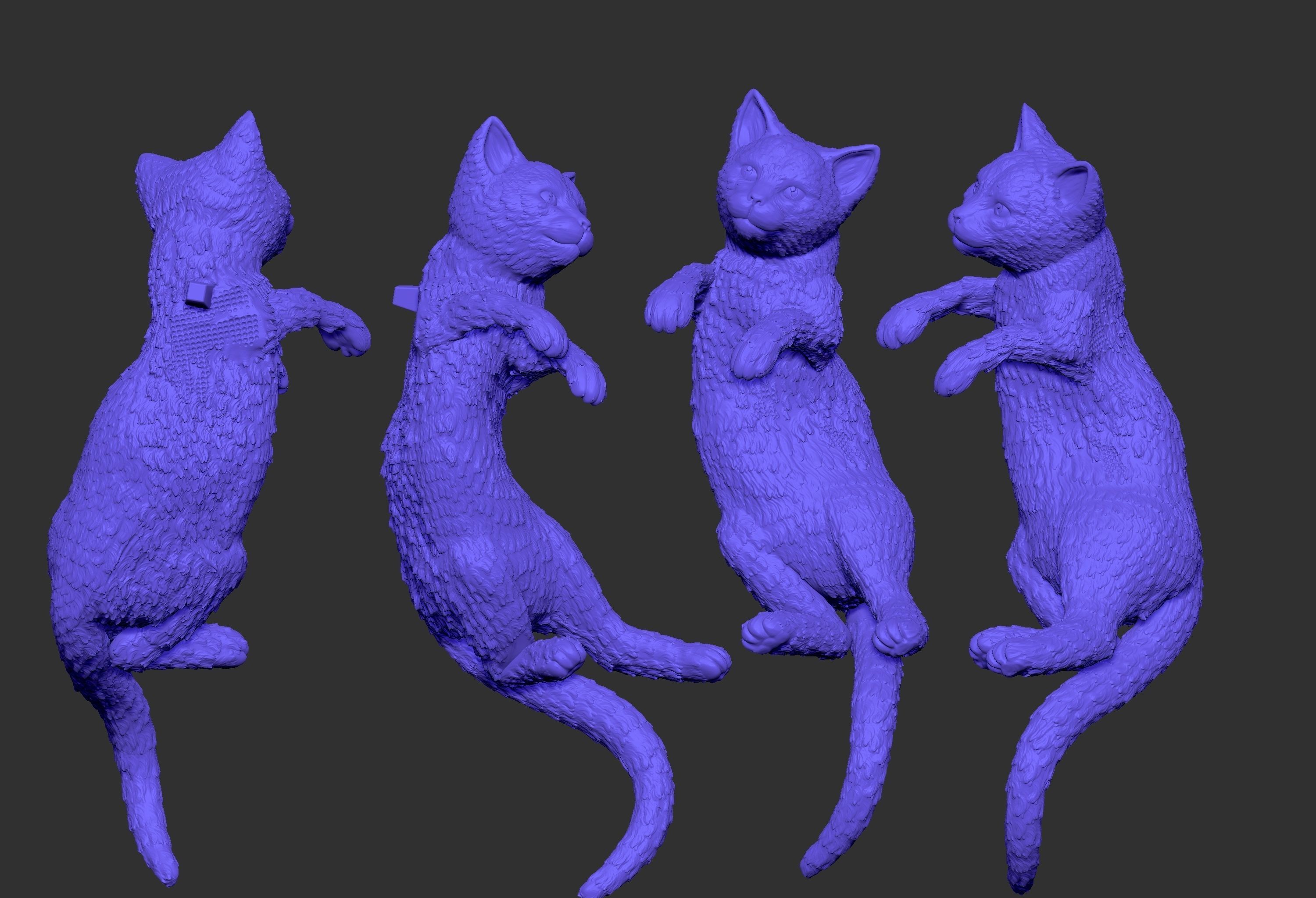 SUPERGIRL woman in poses 3D print model_3