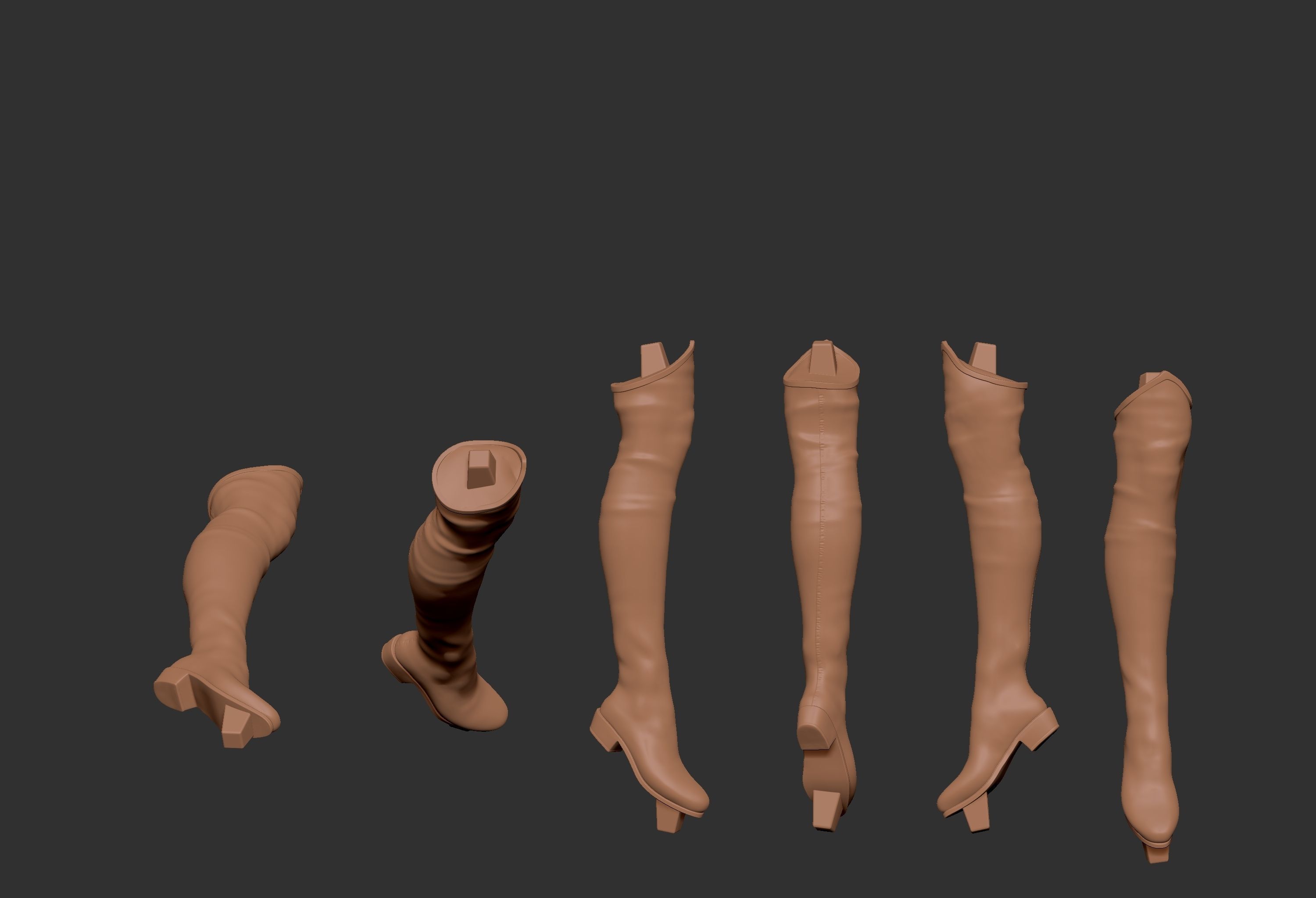 SUPERGIRL woman in poses 3D print model_7