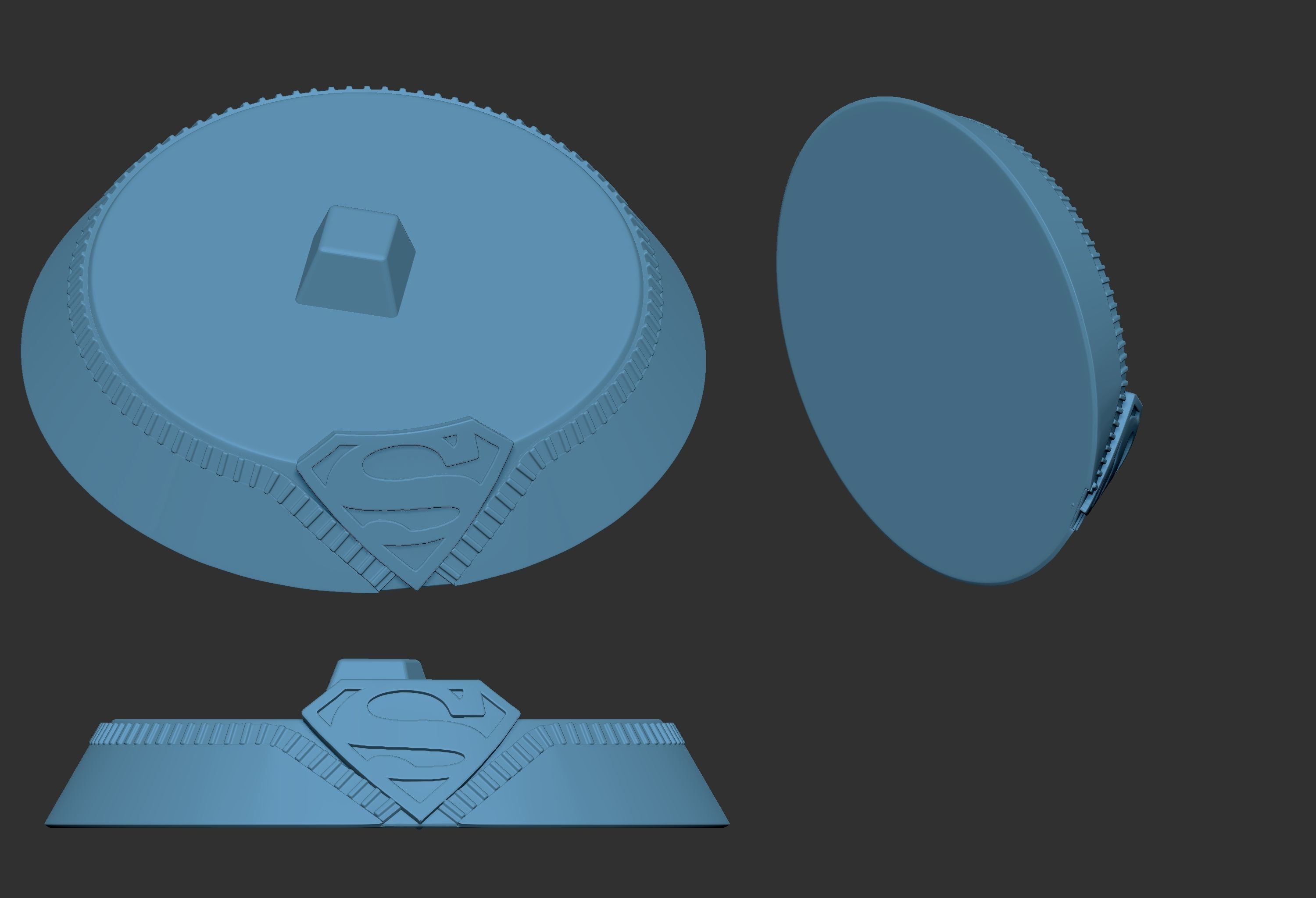 SUPERGIRL woman in poses 3D print model_11