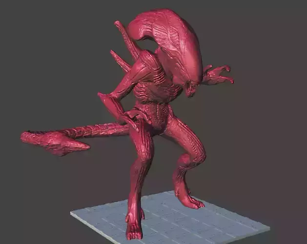 BERSERKER XENOMORPH HYBRID AVP EVOLUTION PREDALIEN STL Hi-Poly 3D print model