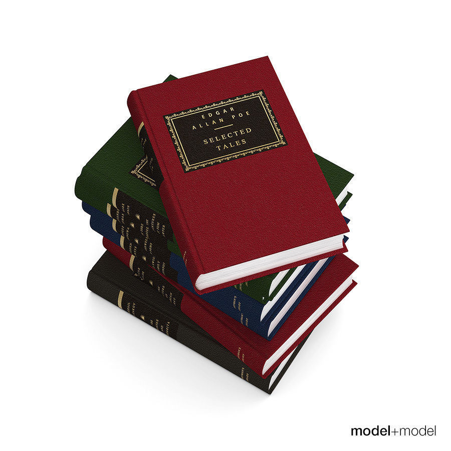 Everyman s library classics book series 3D model_4