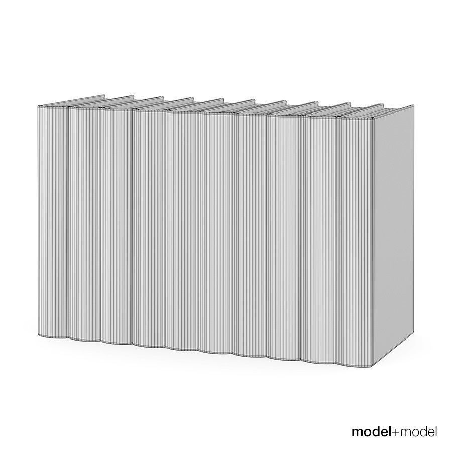 Everyman s library classics book series 3D model_6