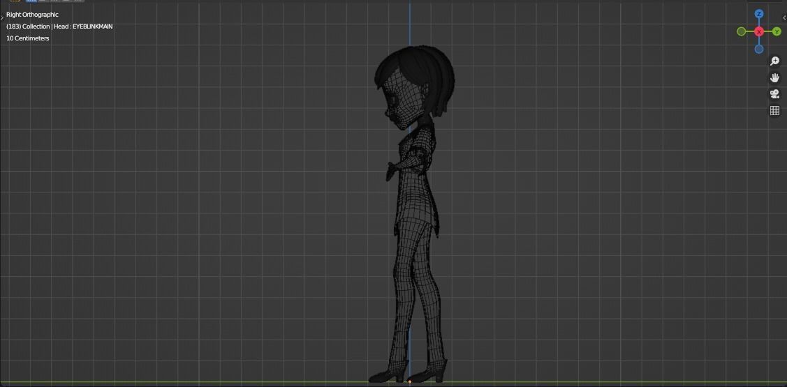 Amity Blight Cell Shaded Free low-poly 3D model_7