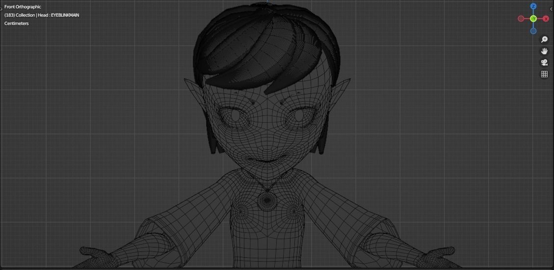 Amity Blight Cell Shaded Free low-poly 3D model_4