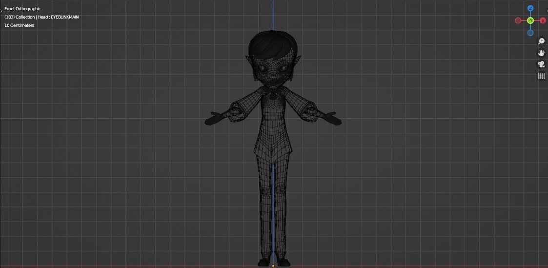 Amity Blight Cell Shaded Free low-poly 3D model_5